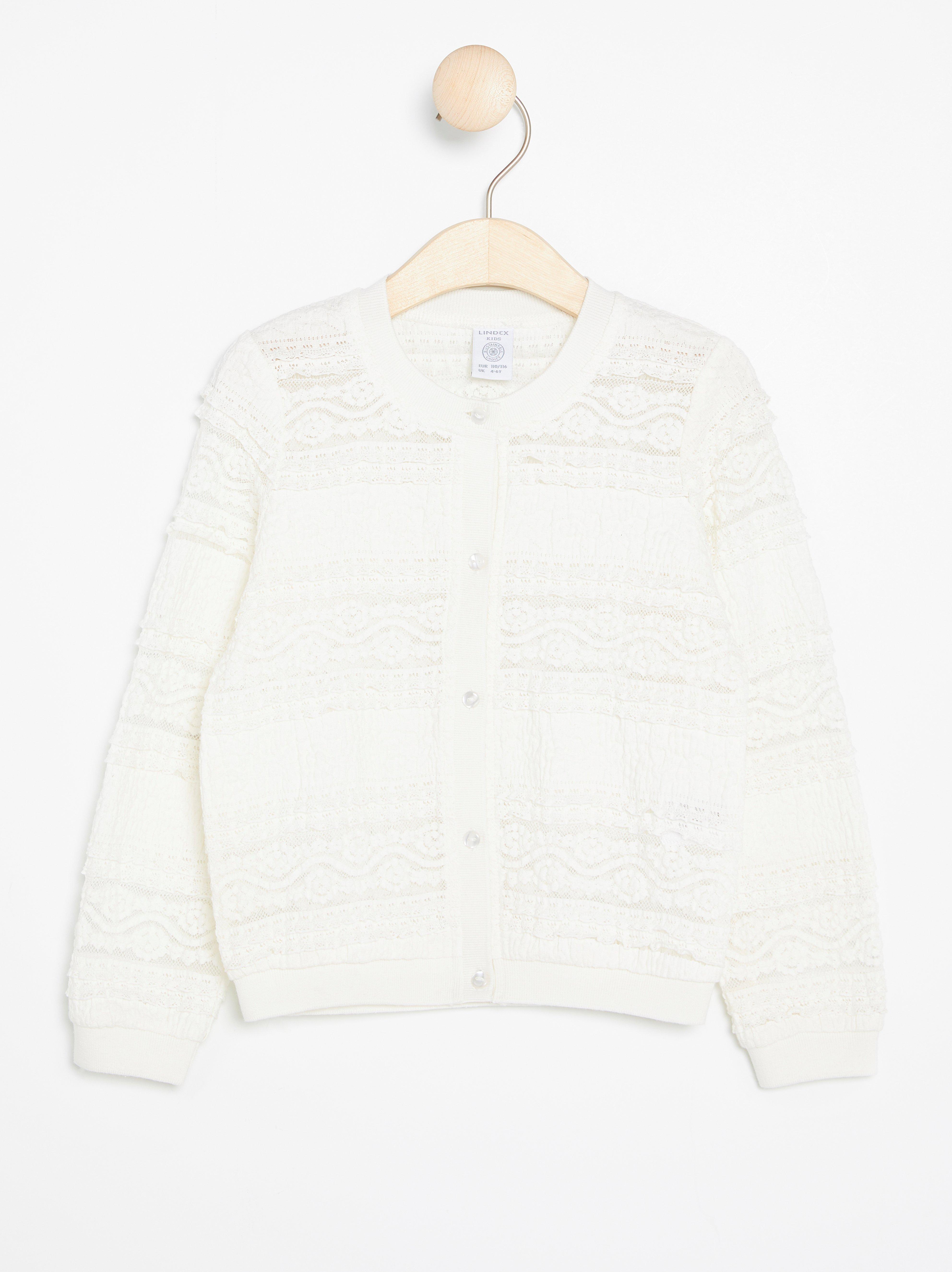 Kardigan - Děti - Bílá