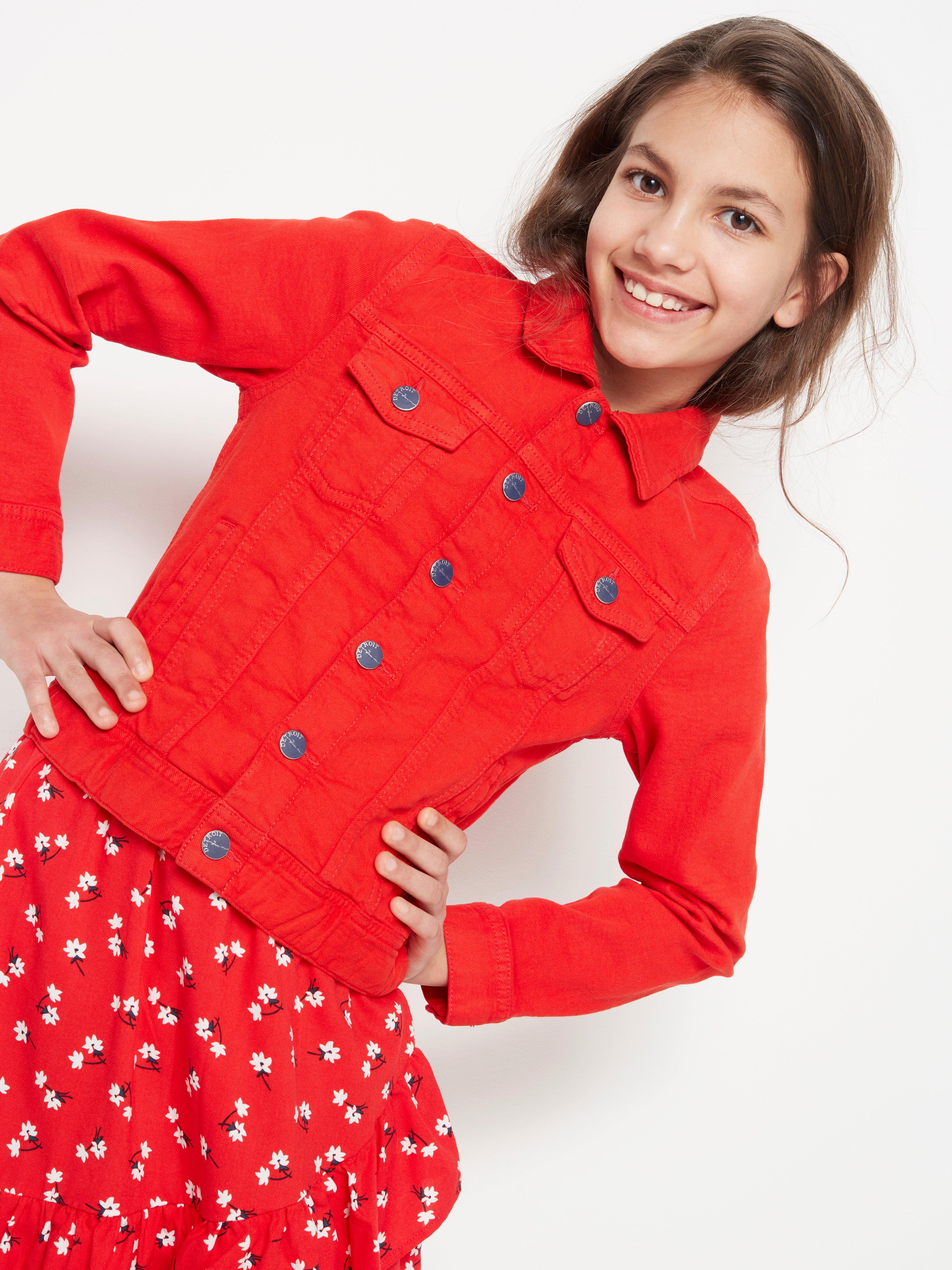 red denim jacket kids