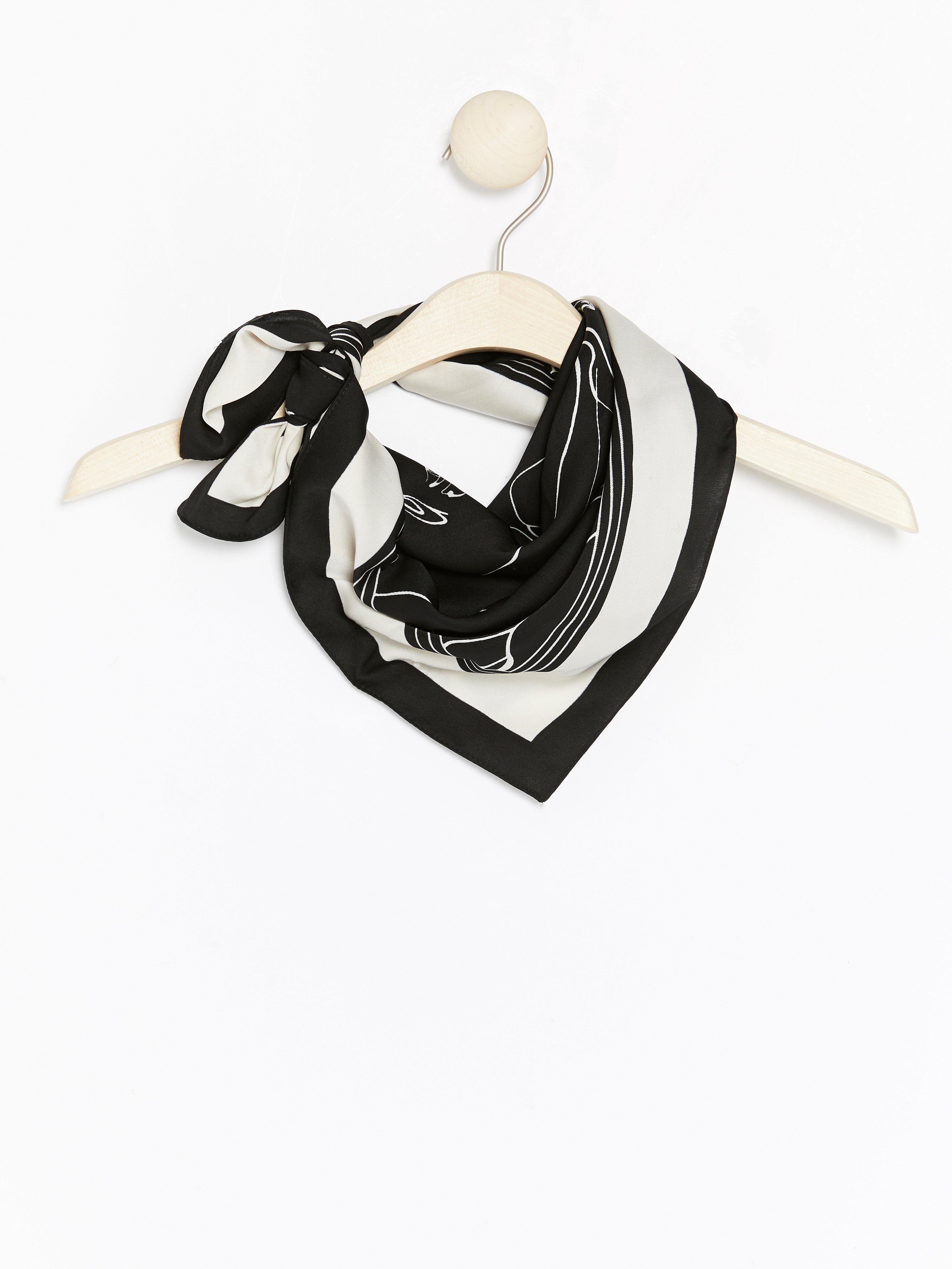 Scarf - Womens Wear - Black