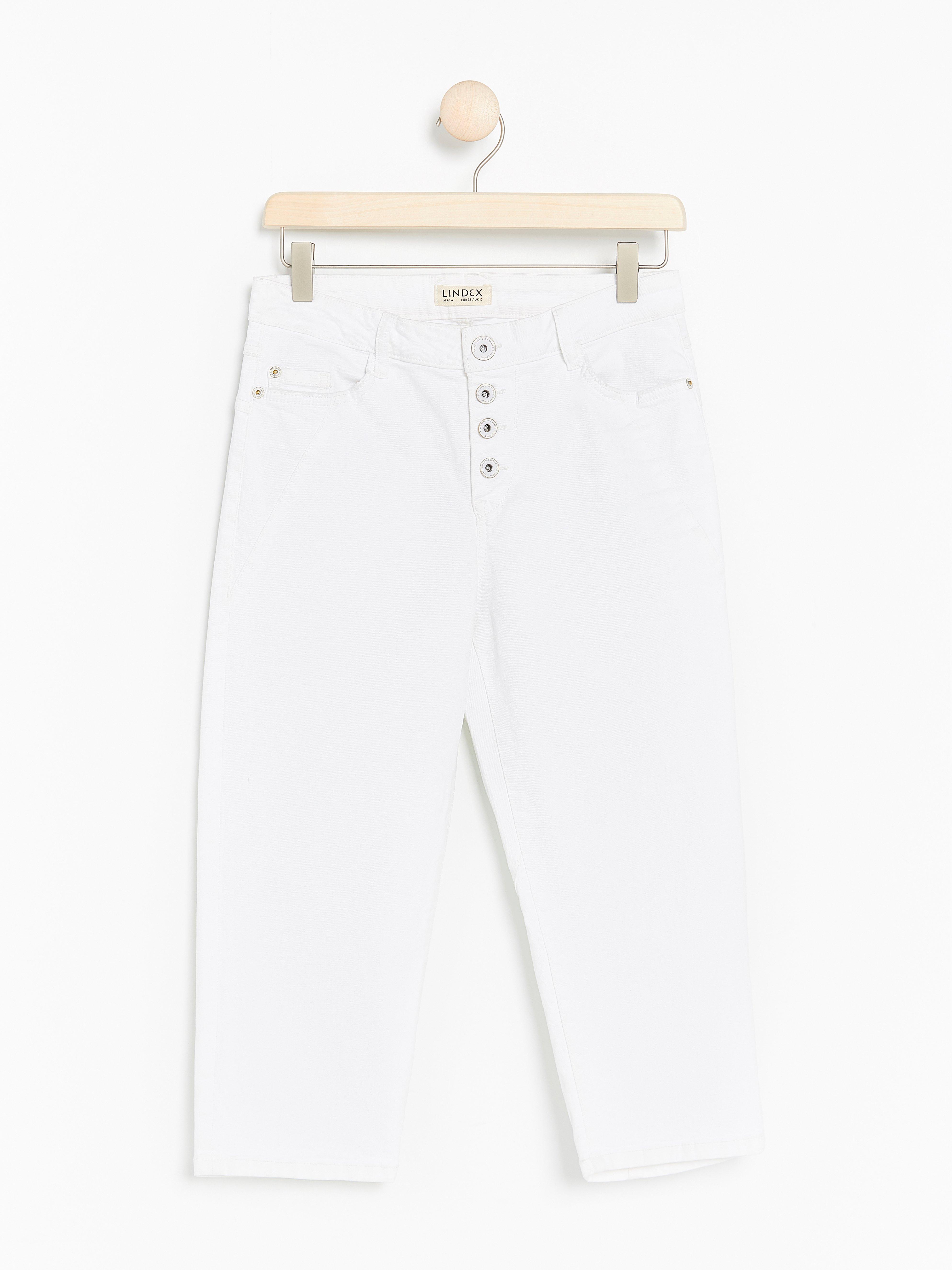 Capri Trousers - Womens Wear - White