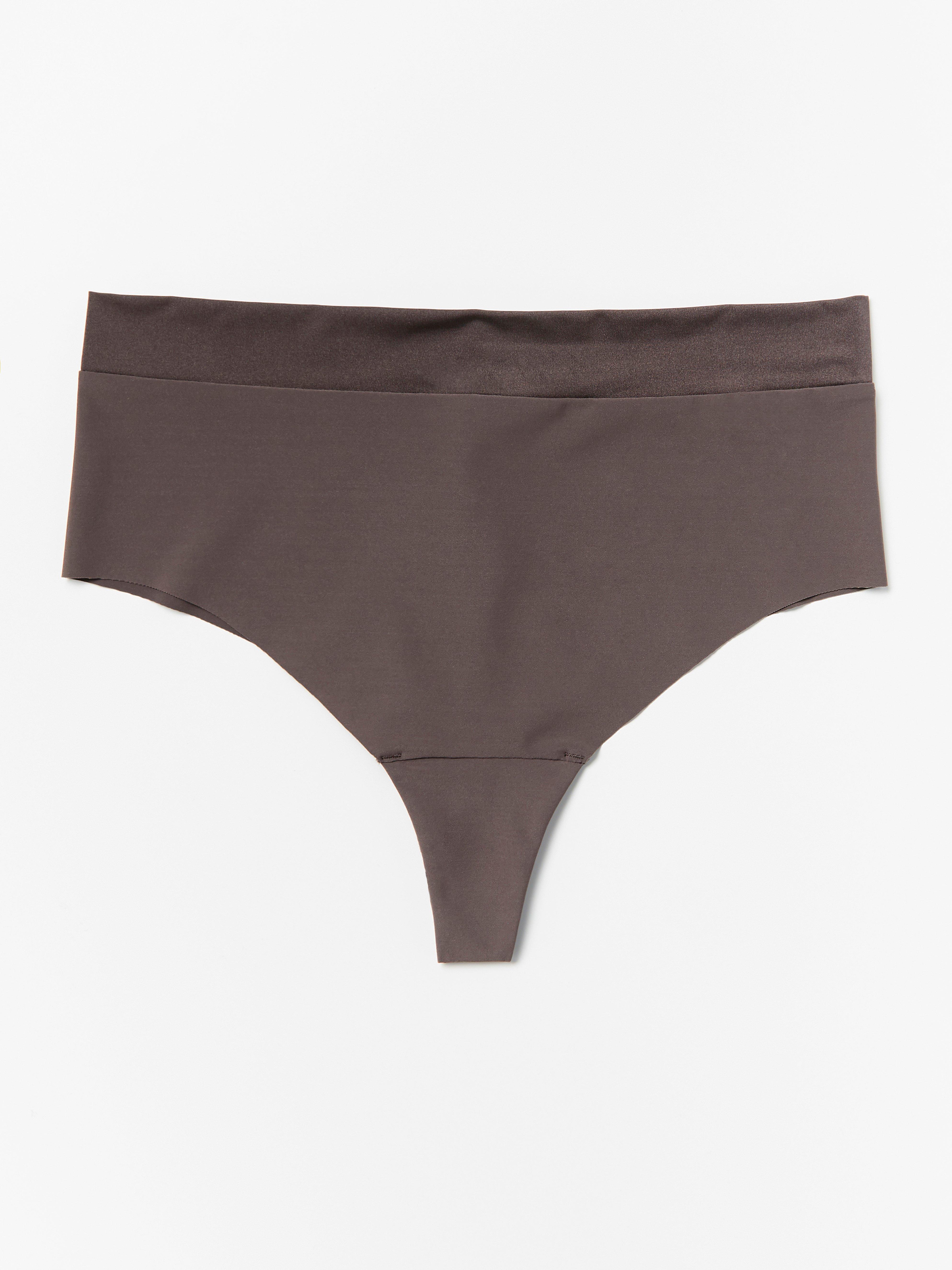Thong High - Lingerie - Brown