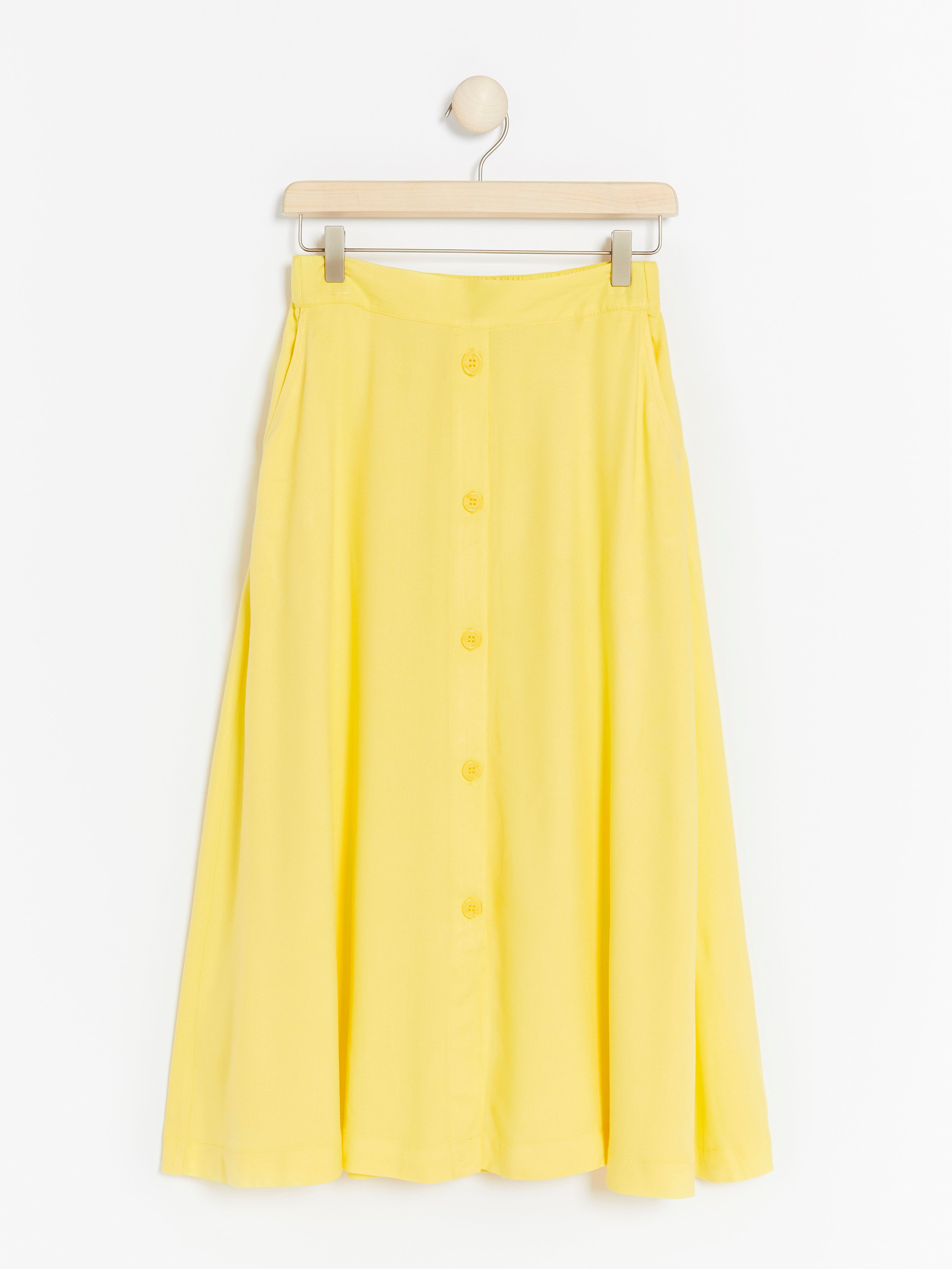 Skjørt - Dame - Gul