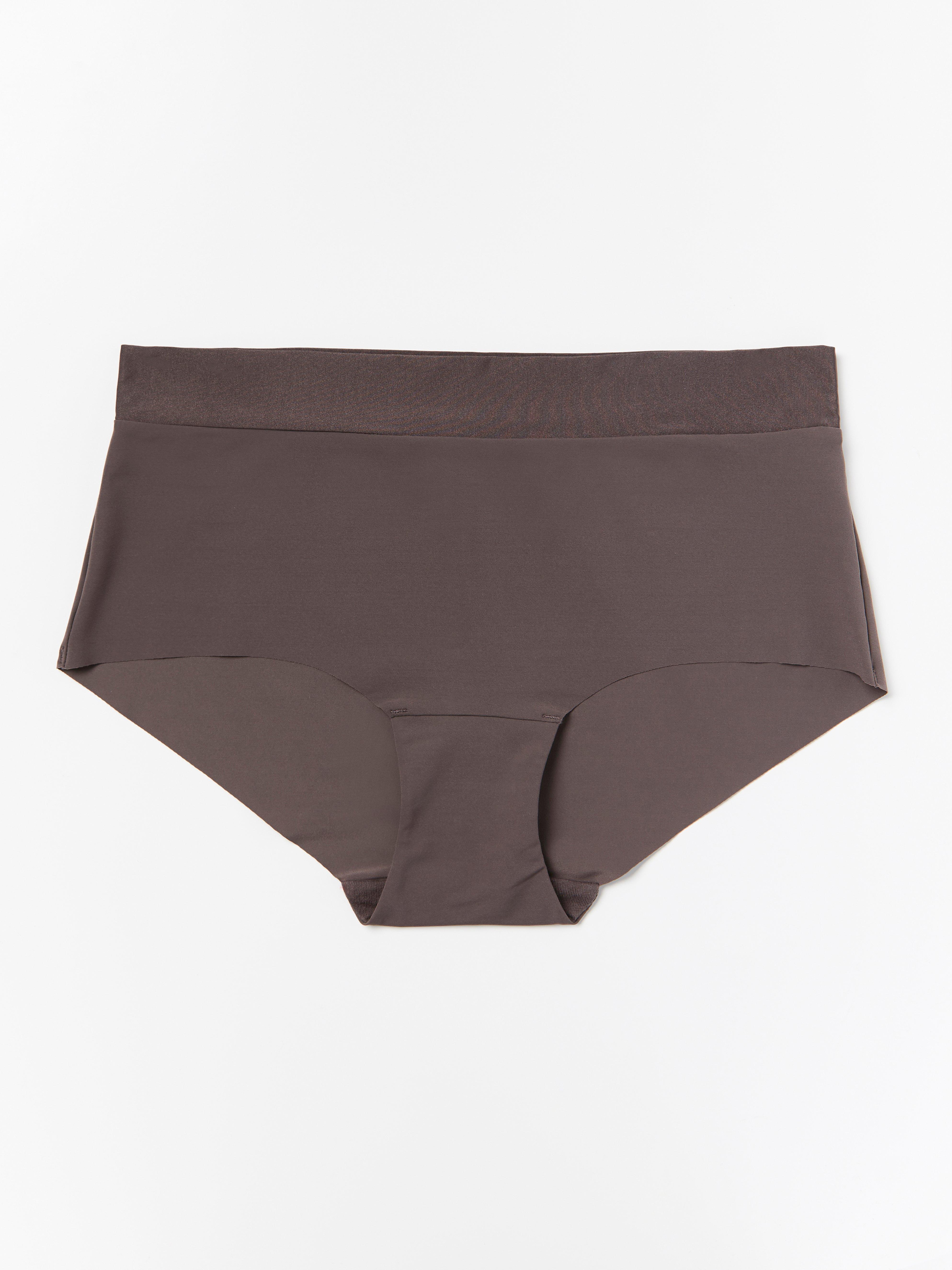Kalhotky s klasickým pasem - Spodní prádlo - Hnědá