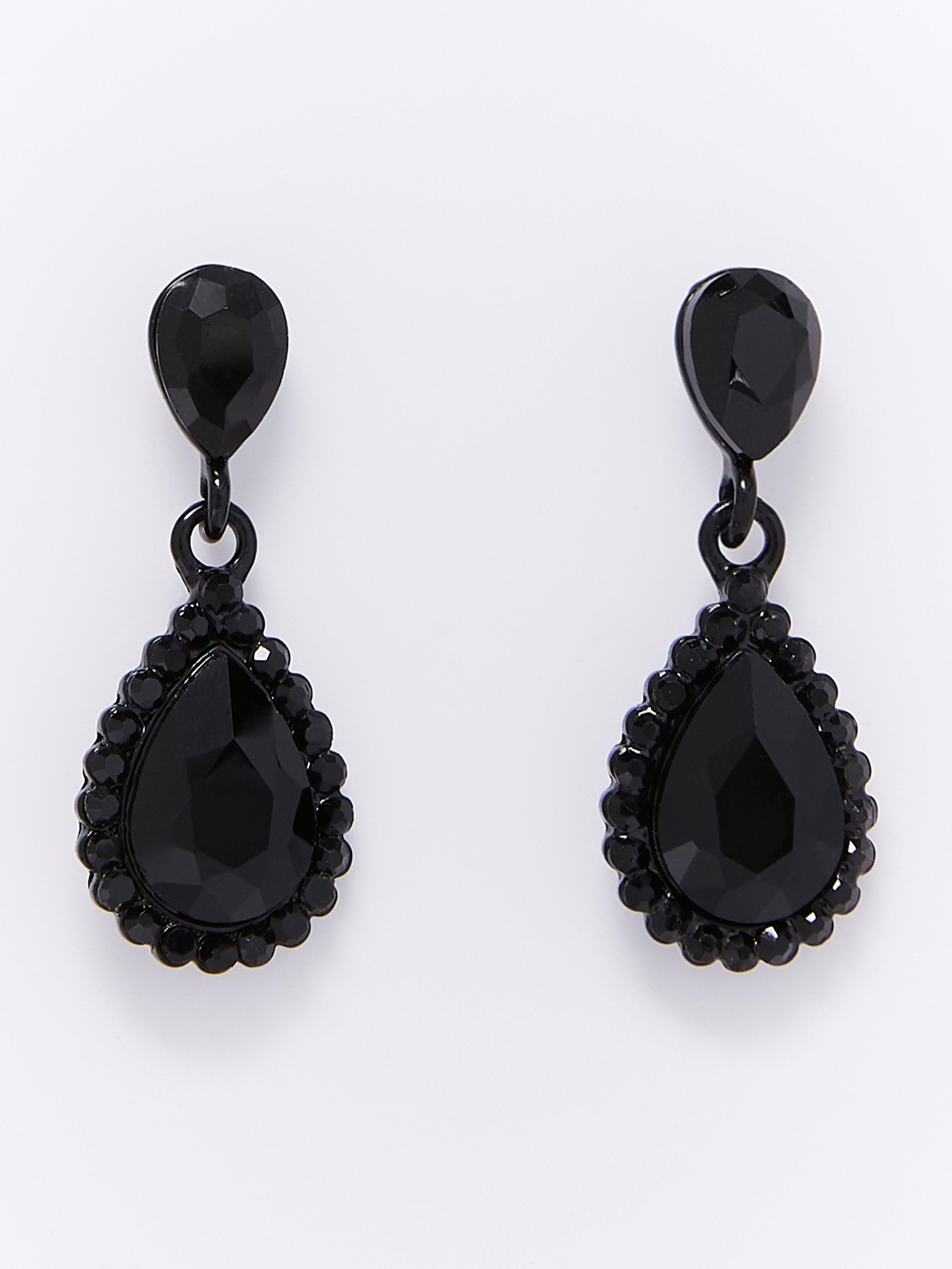 Øredobber - Dame - Svart