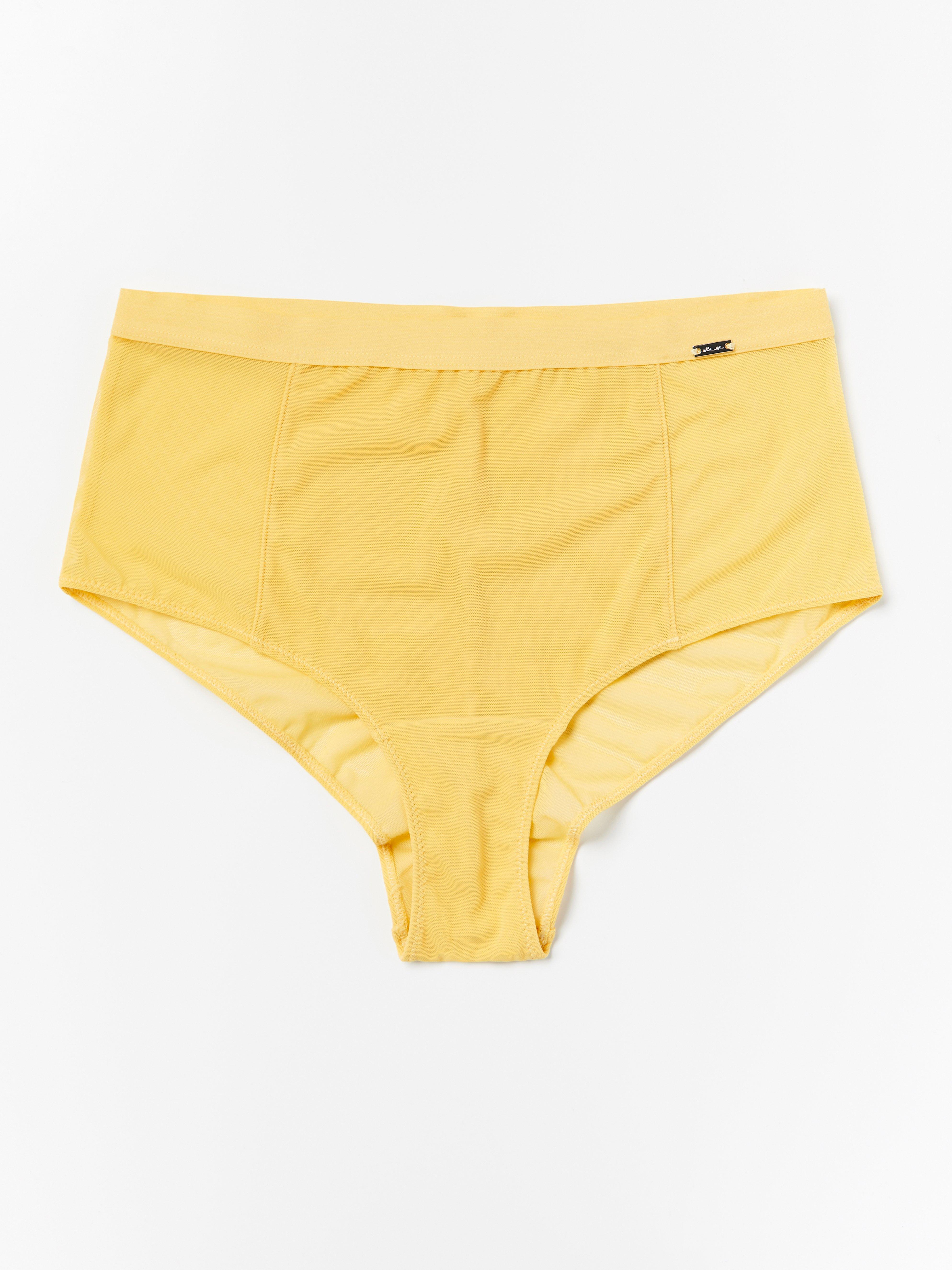 Brazilian High - Lingerie - Yellow