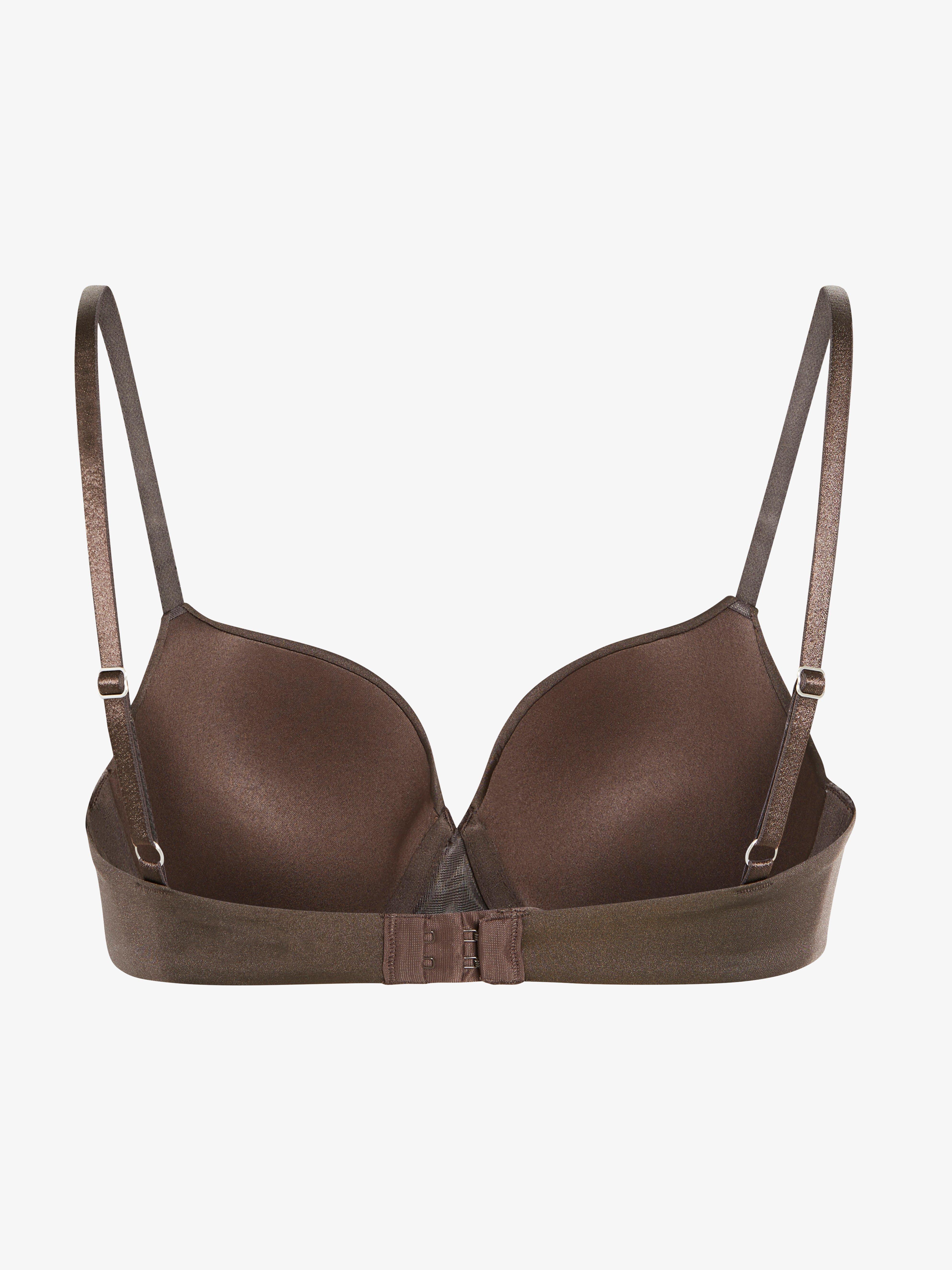 Lilja T-shirt Bra - Lingerie - Brown