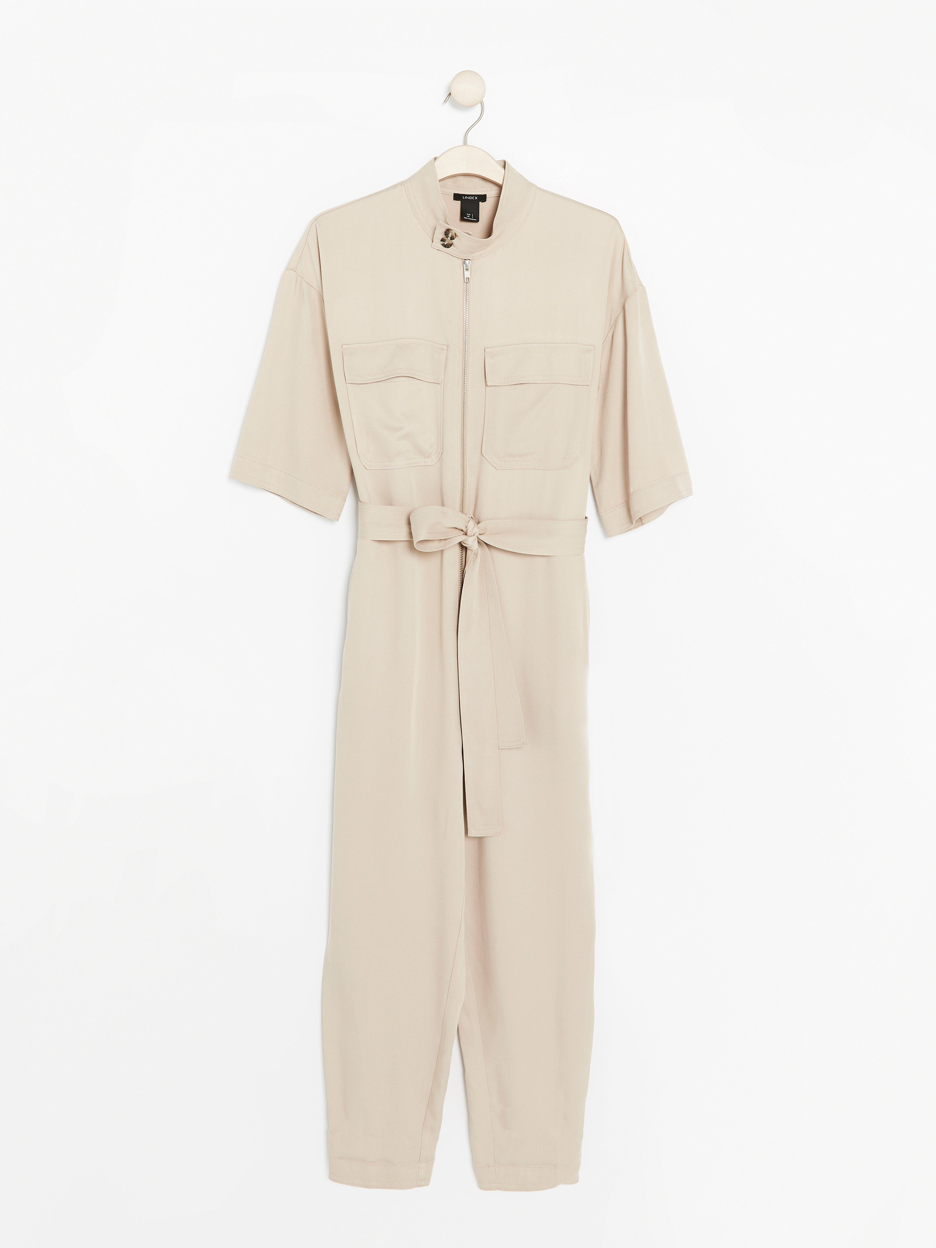 Jumpsuit - Dame - Beige