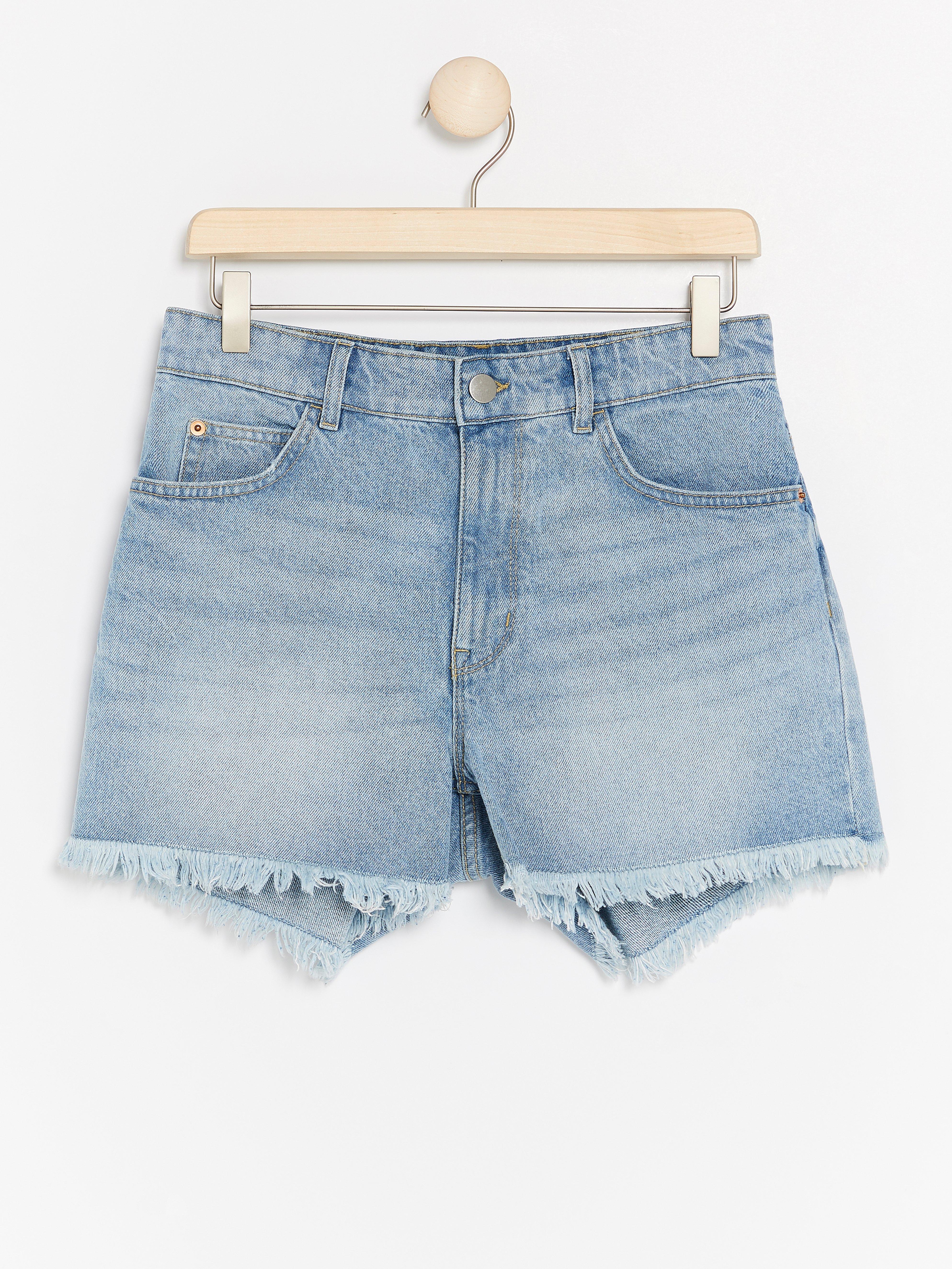 Shorts - Dame - Blå