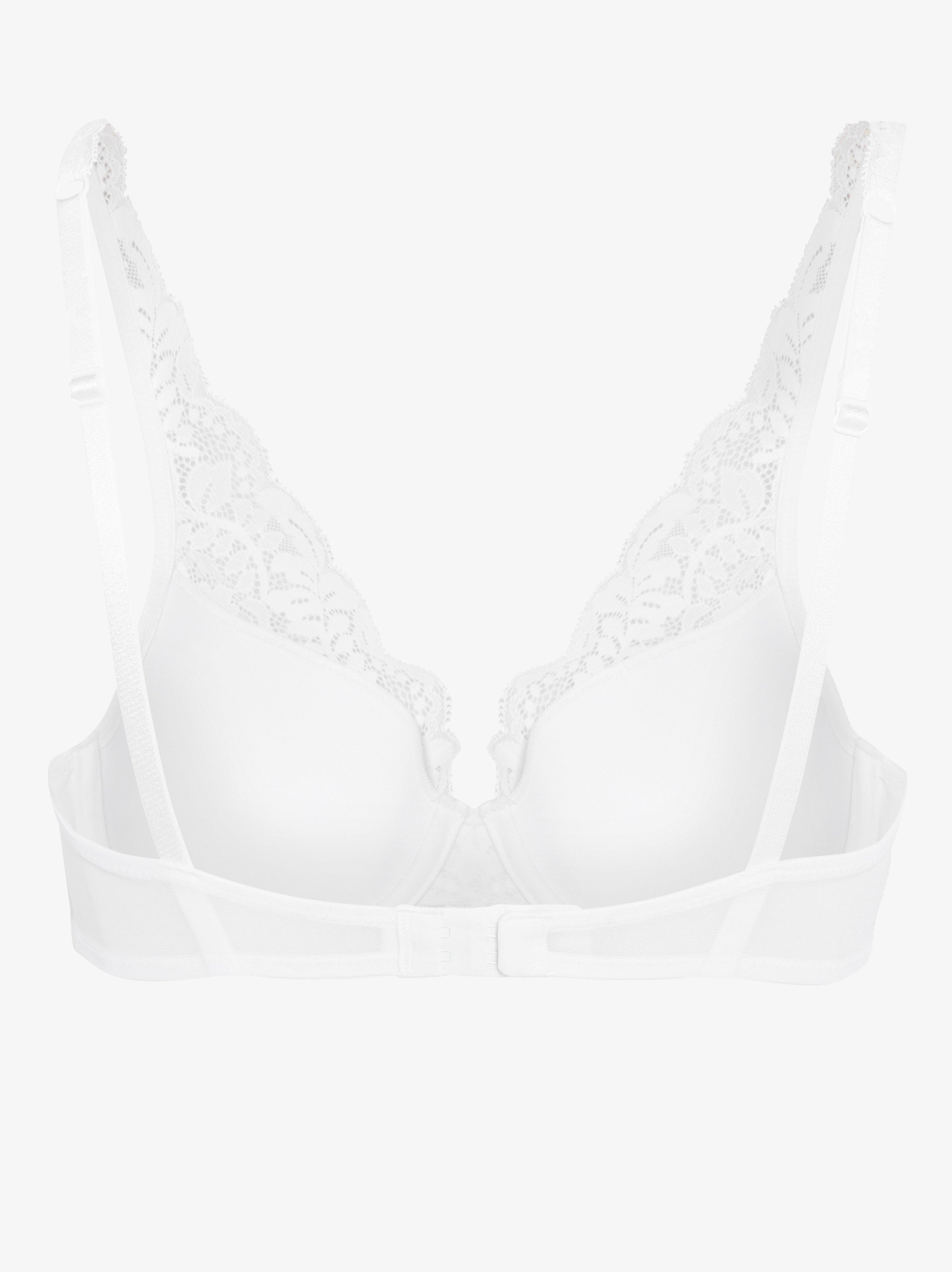 Lilja T-shirt Bra - Lingerie - White