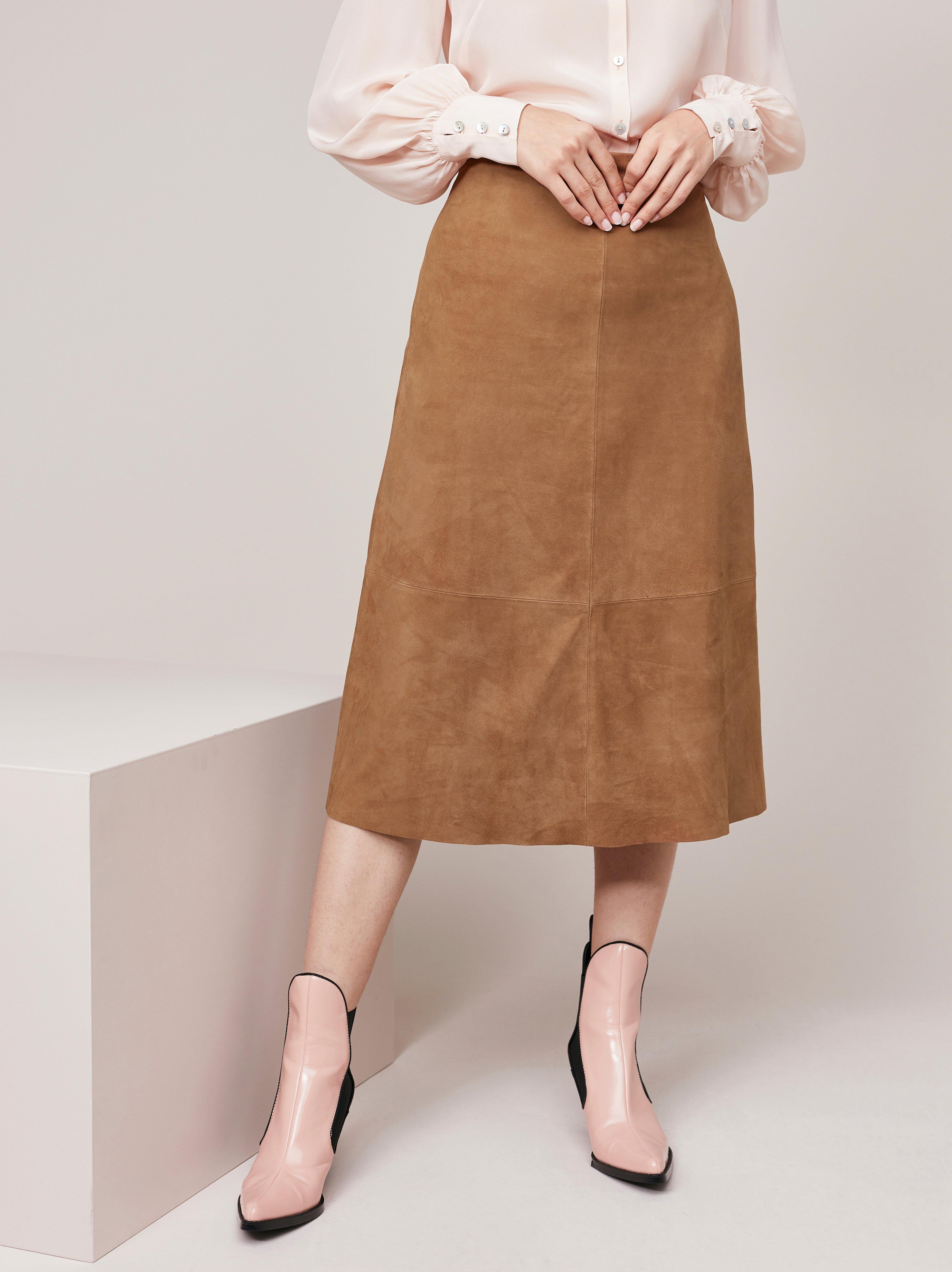 suede skirt