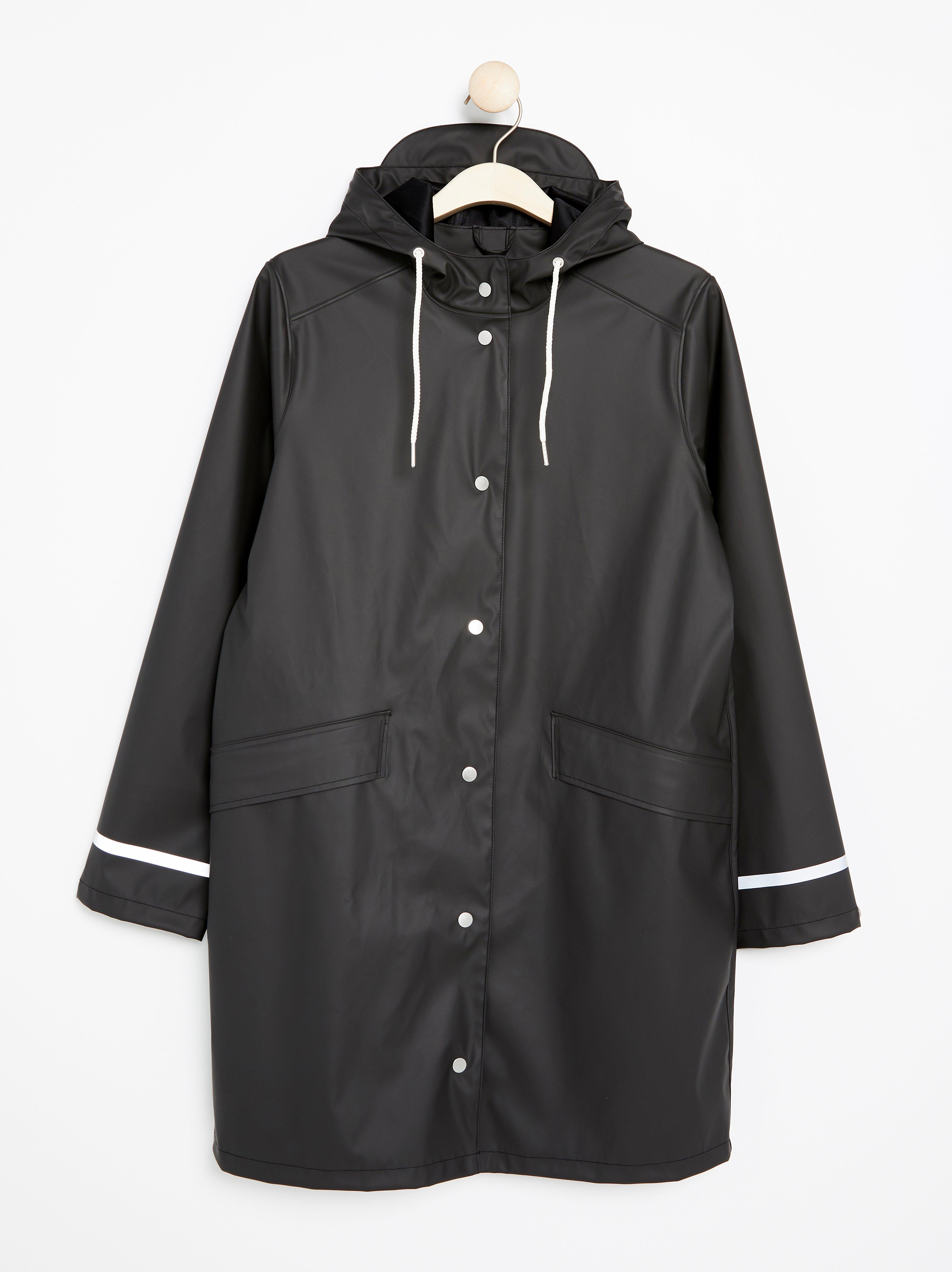 Rain Coat - Womens Wear - Black