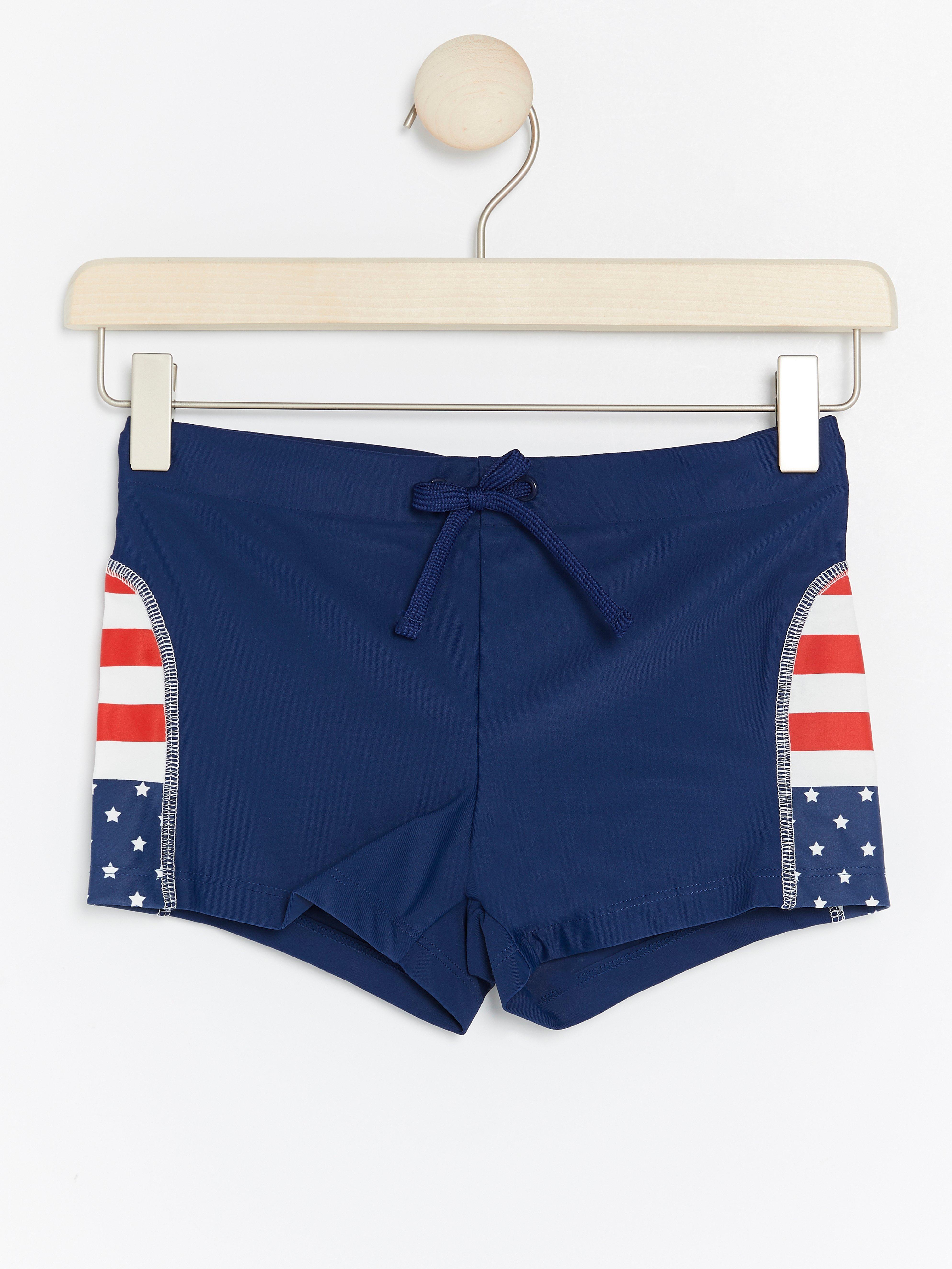 stars and stripes swim trunks