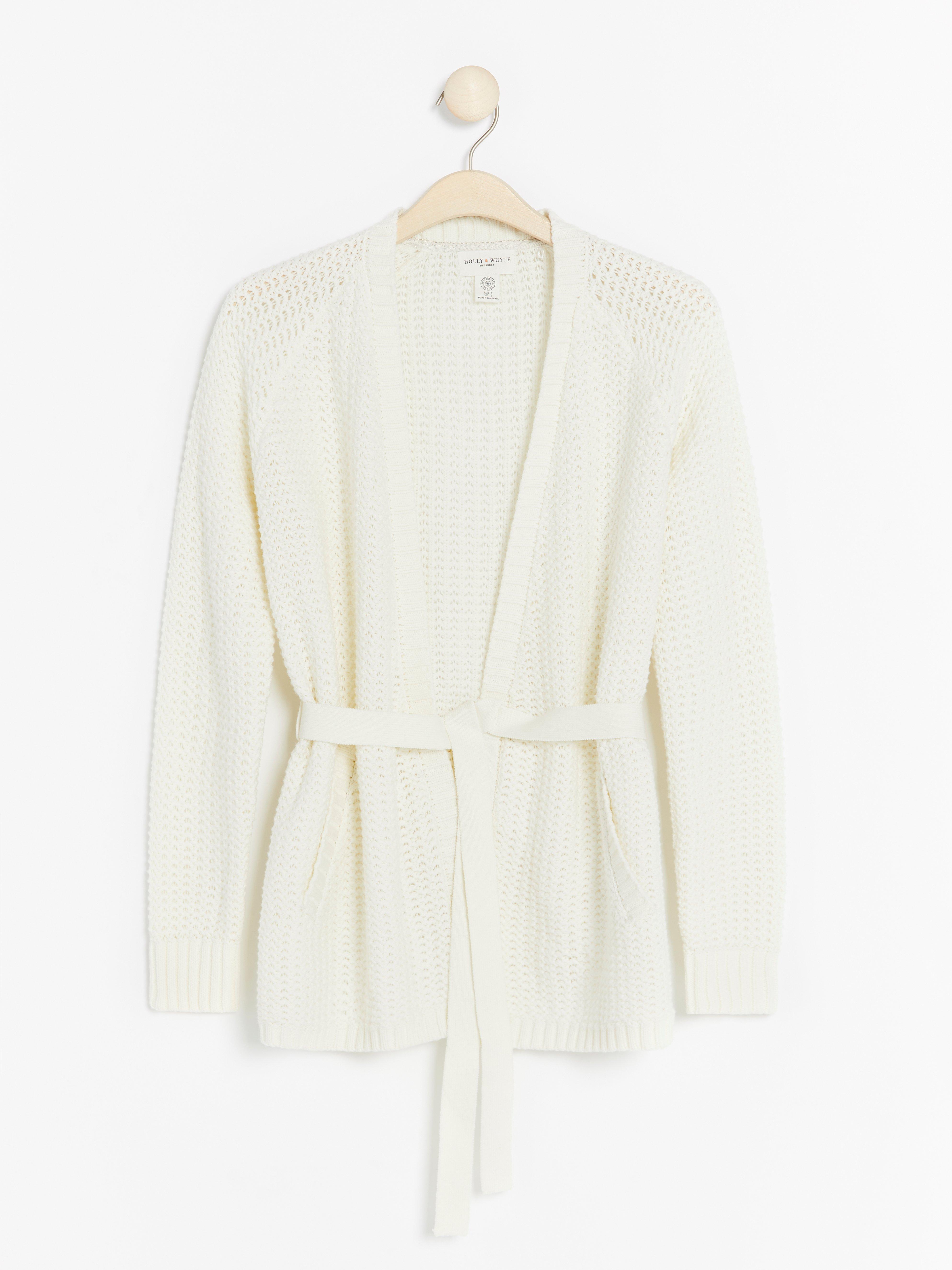 Cardigan - Dam - Vit