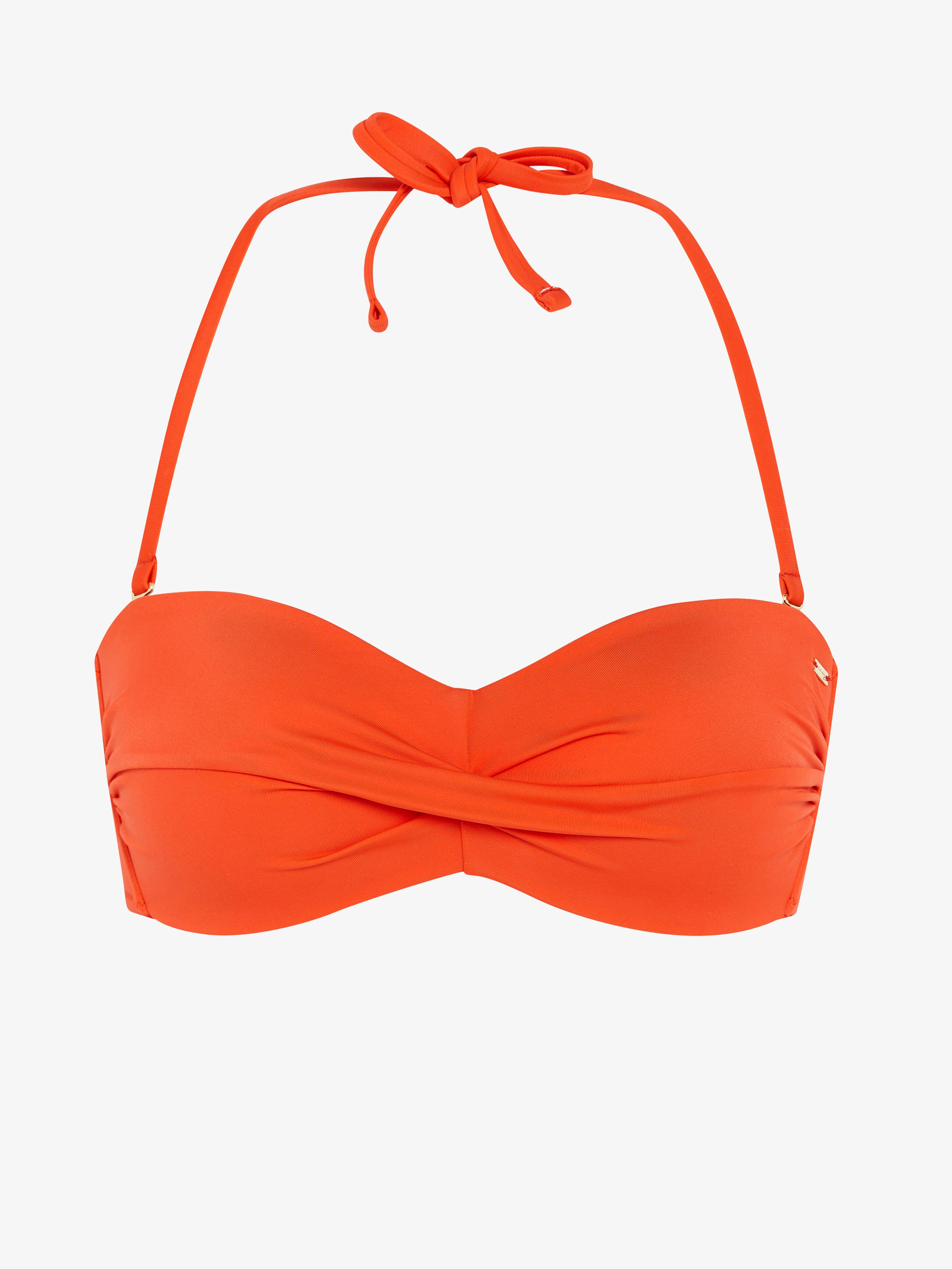 Bandeau-bh - Underkläder - Röd