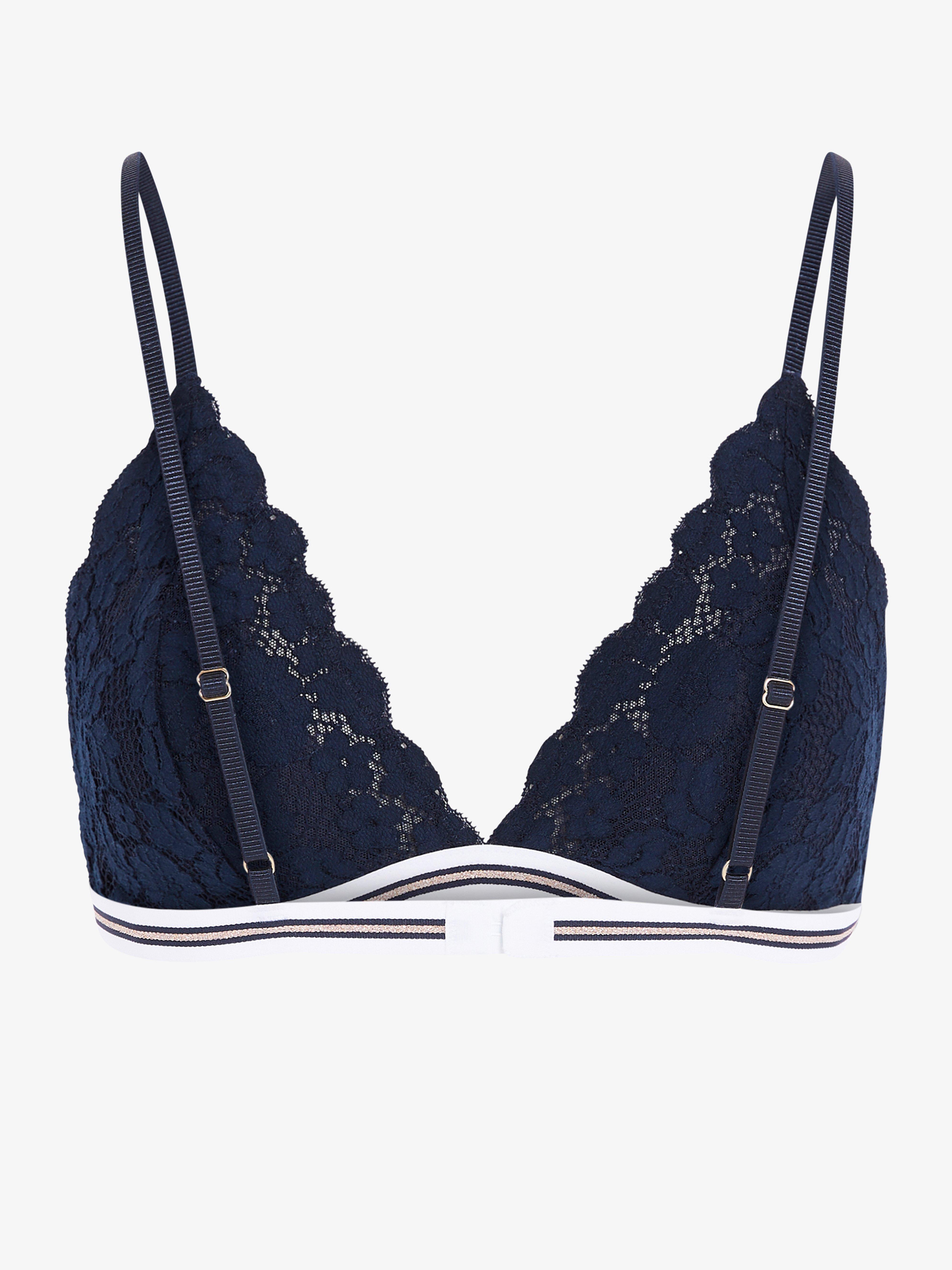 Rintaliivit ilman toppauksia (bralette) - Alusvaatteet - Sininen