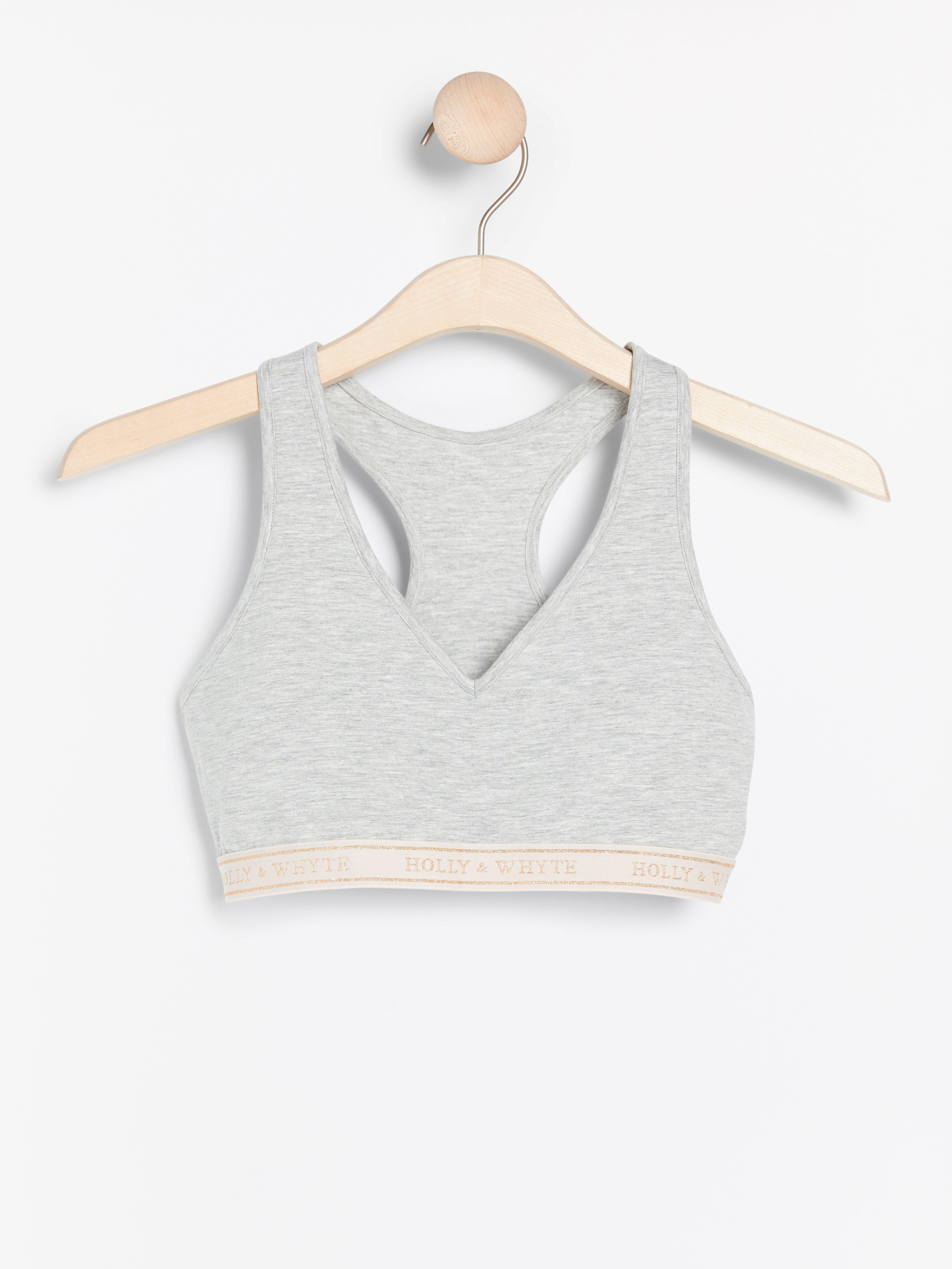 Soft Bra - Lingerie - Grey