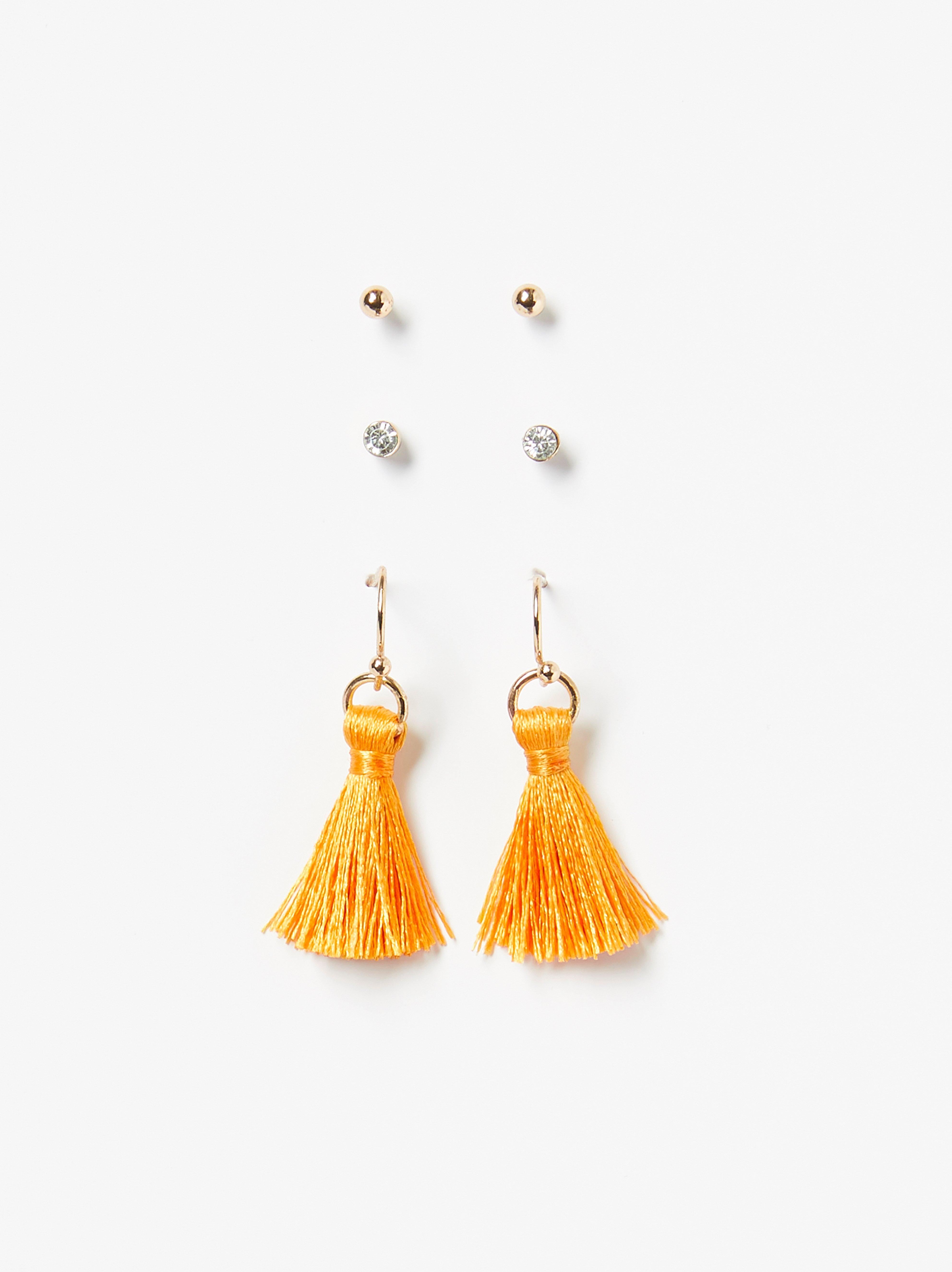 Earrings - Womens Wear - Yellow