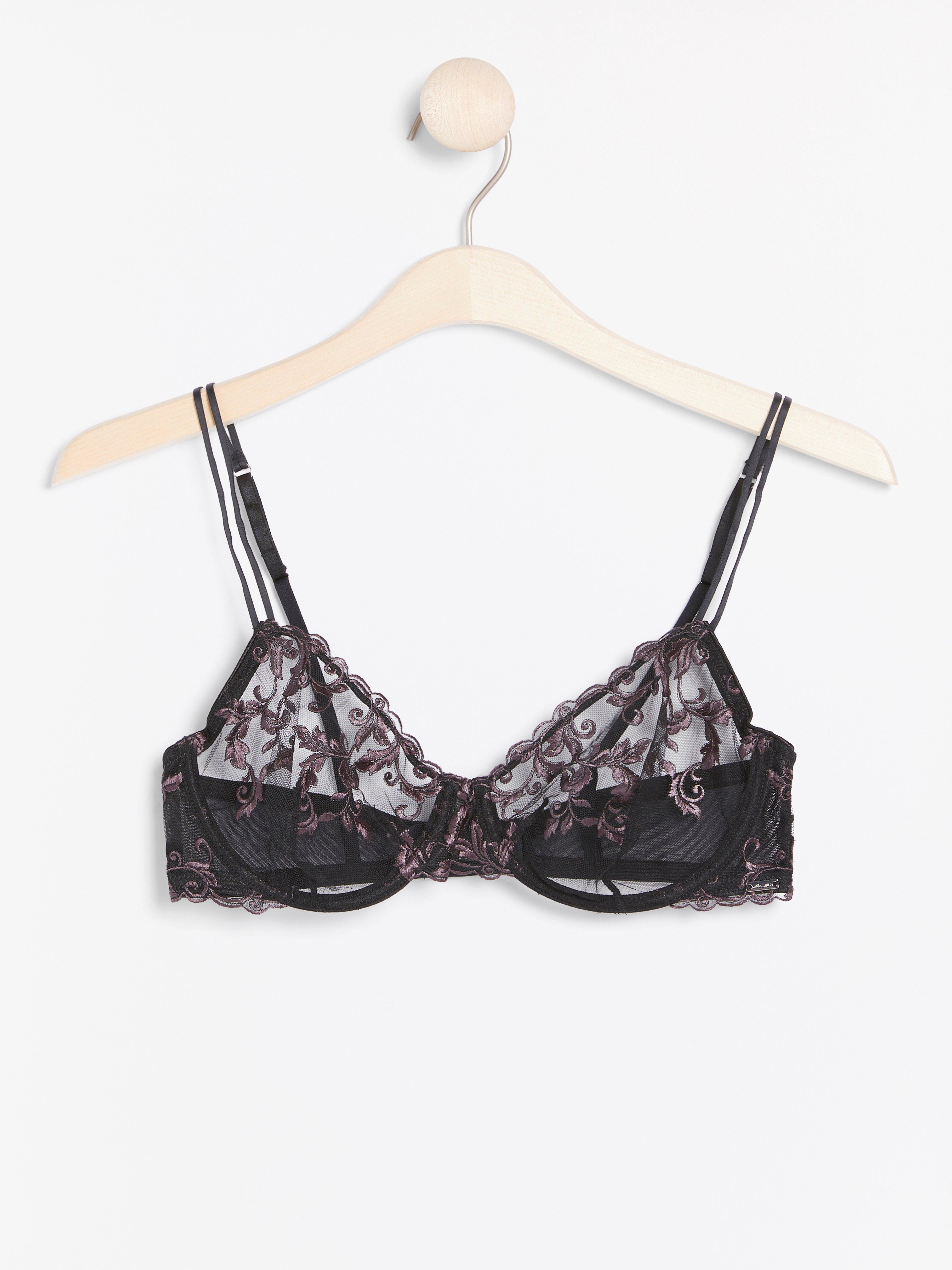 Unpadded Bra - Lingerie - Lilac