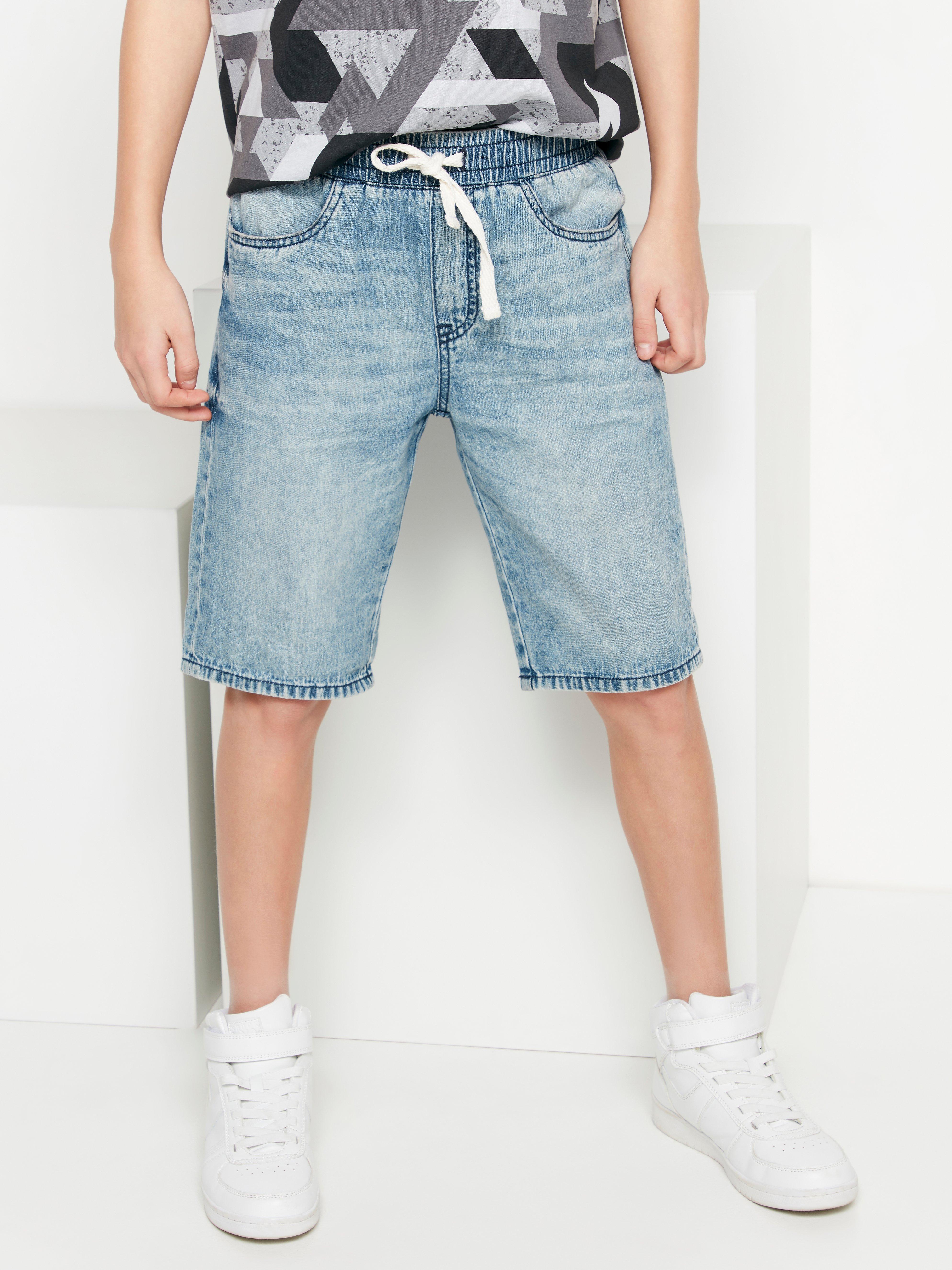 loose leg jean shorts