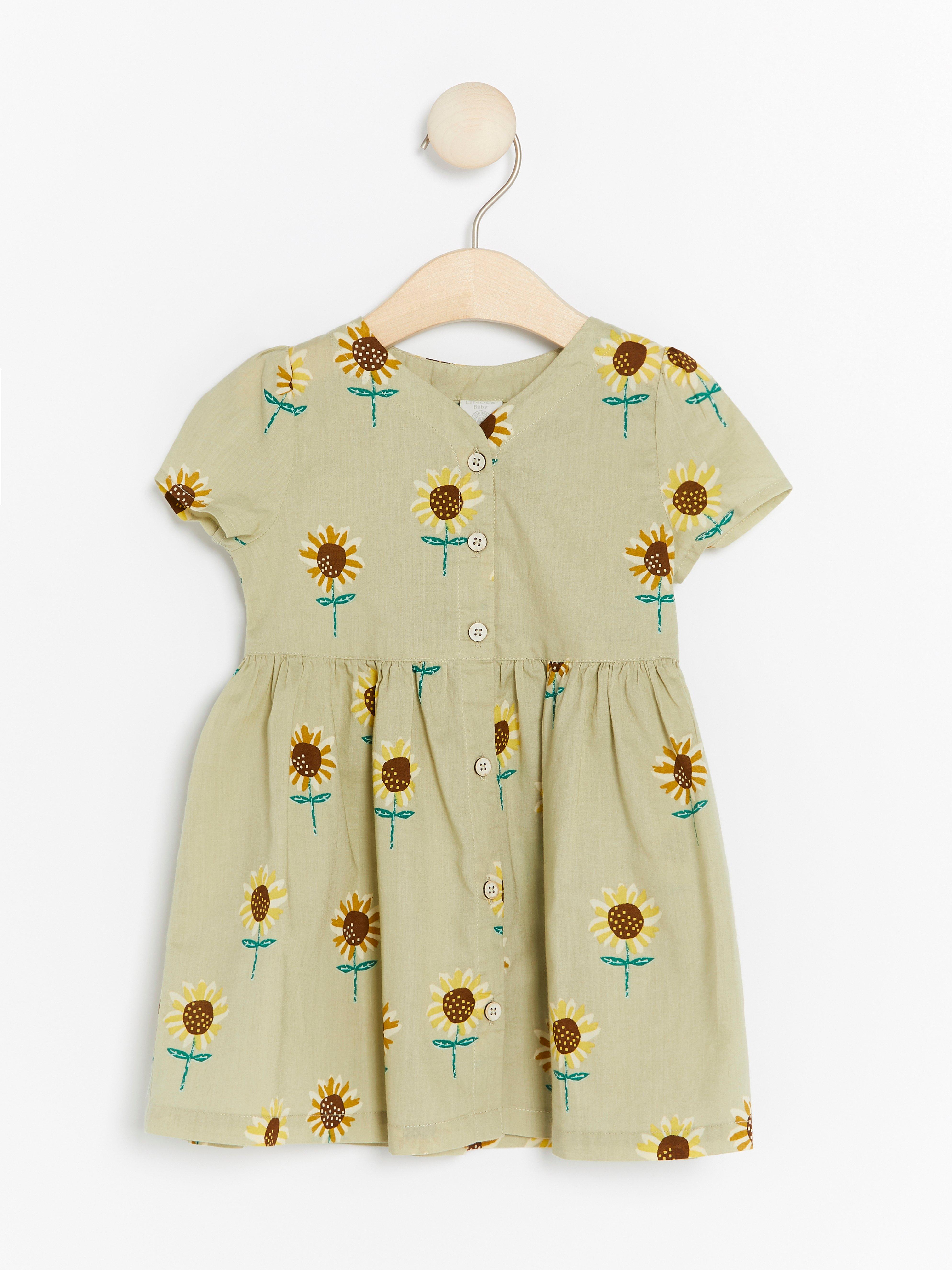 sun flowers dress