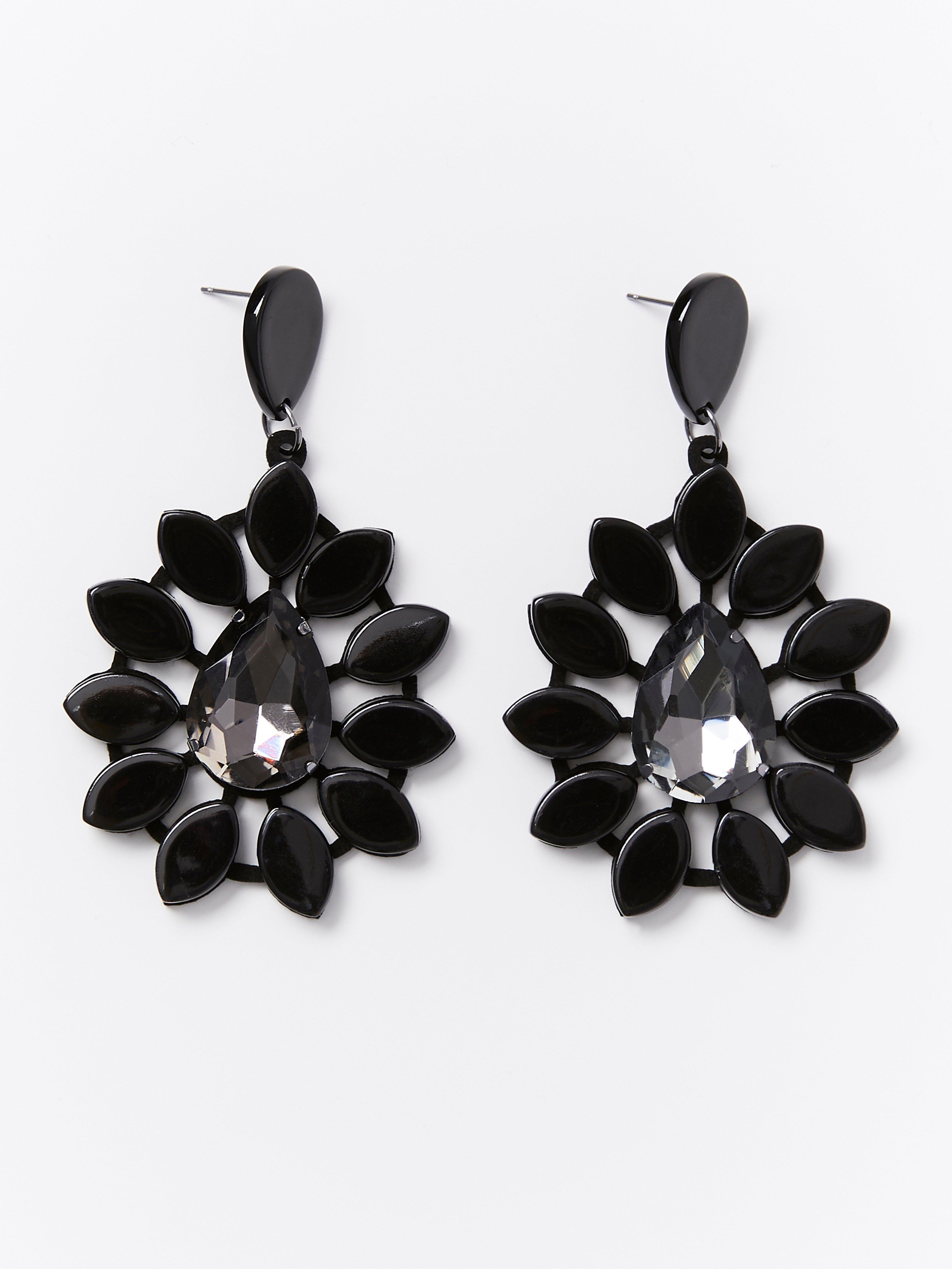 Örhängen - Dam - Svart