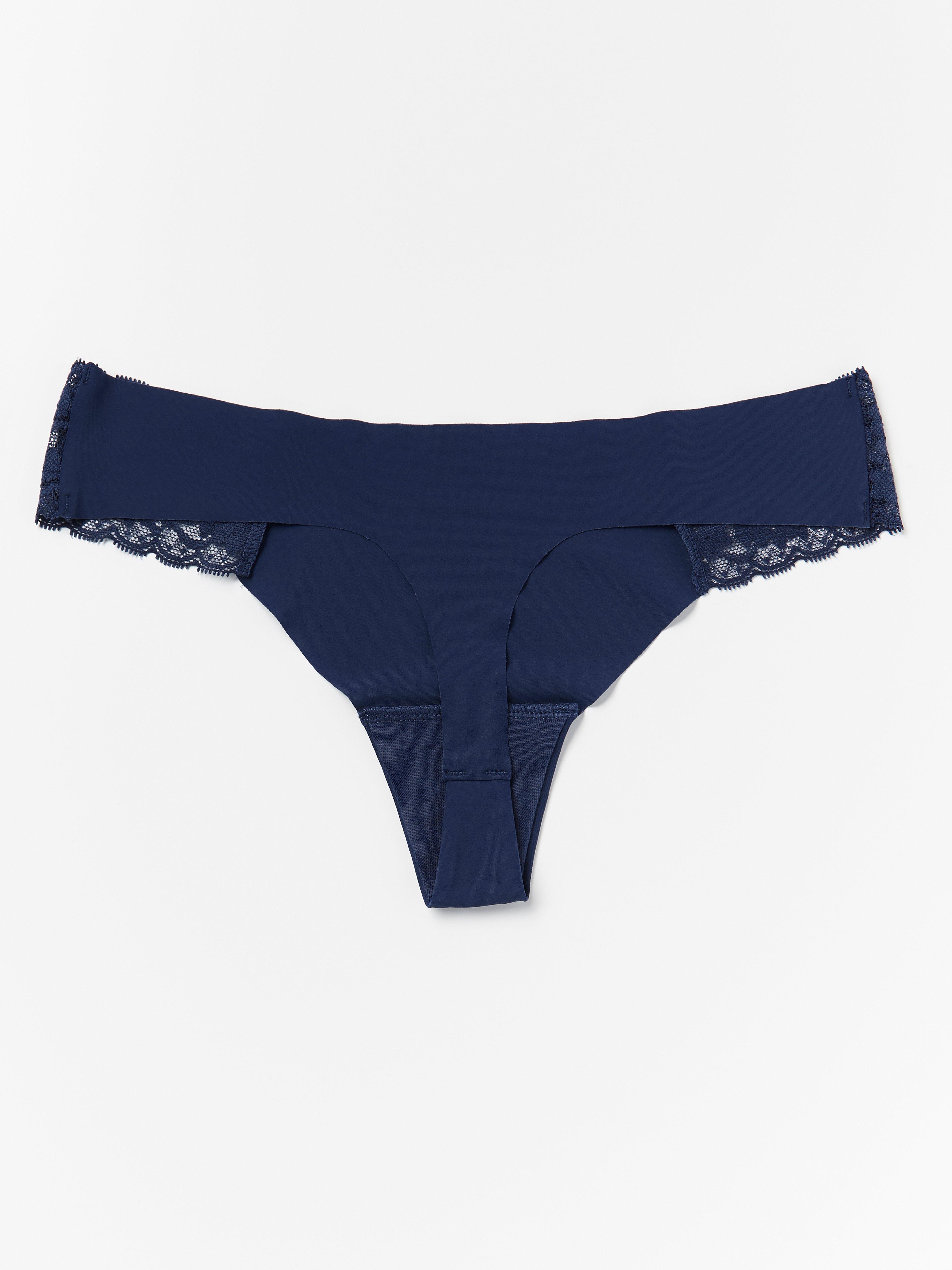 Thong Low - Lingerie - Blue