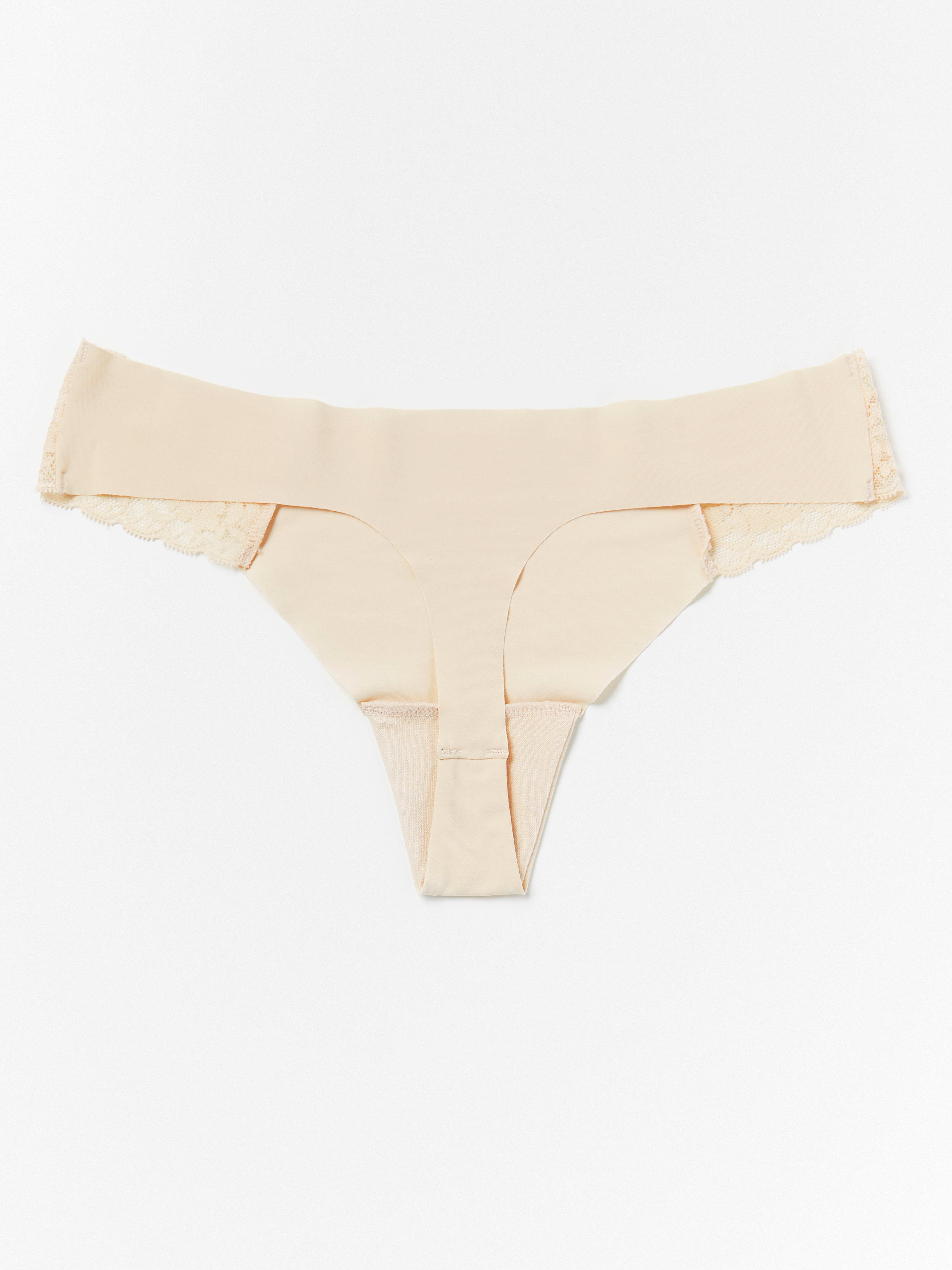Thong Low - Lingerie - Beige