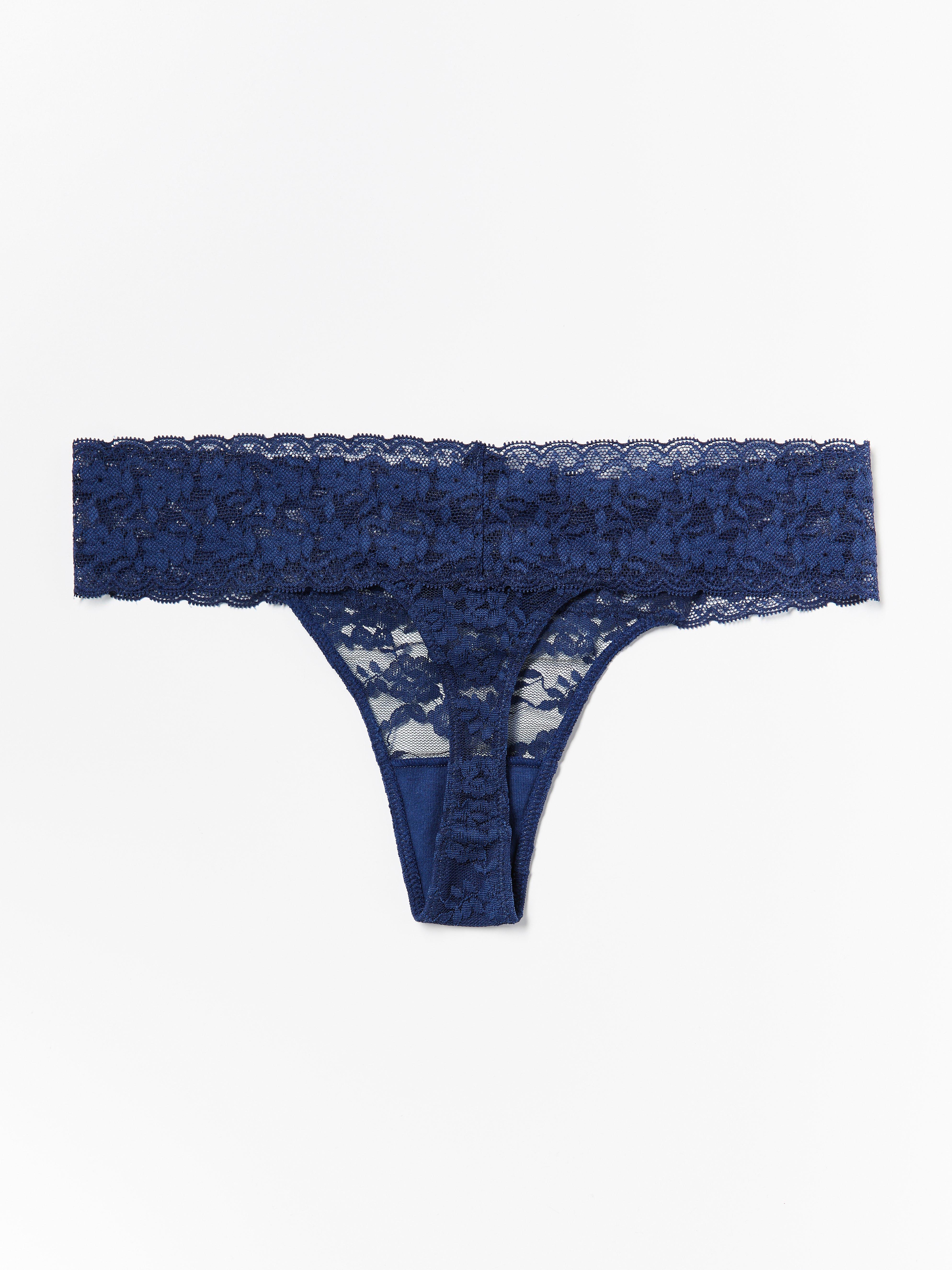 Thong Low - Lingerie - Blue