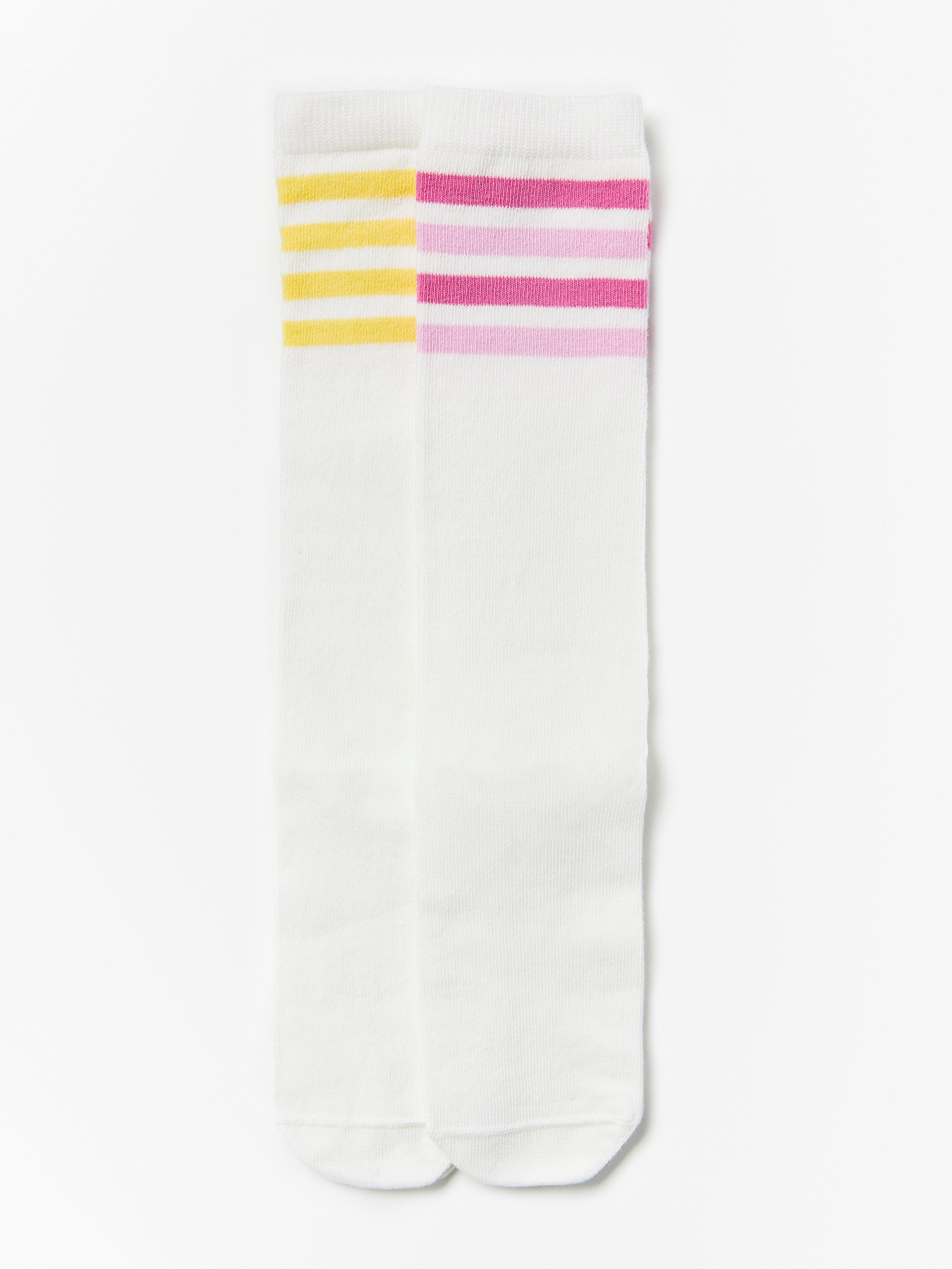 Knästrumpor - Barn - Vit