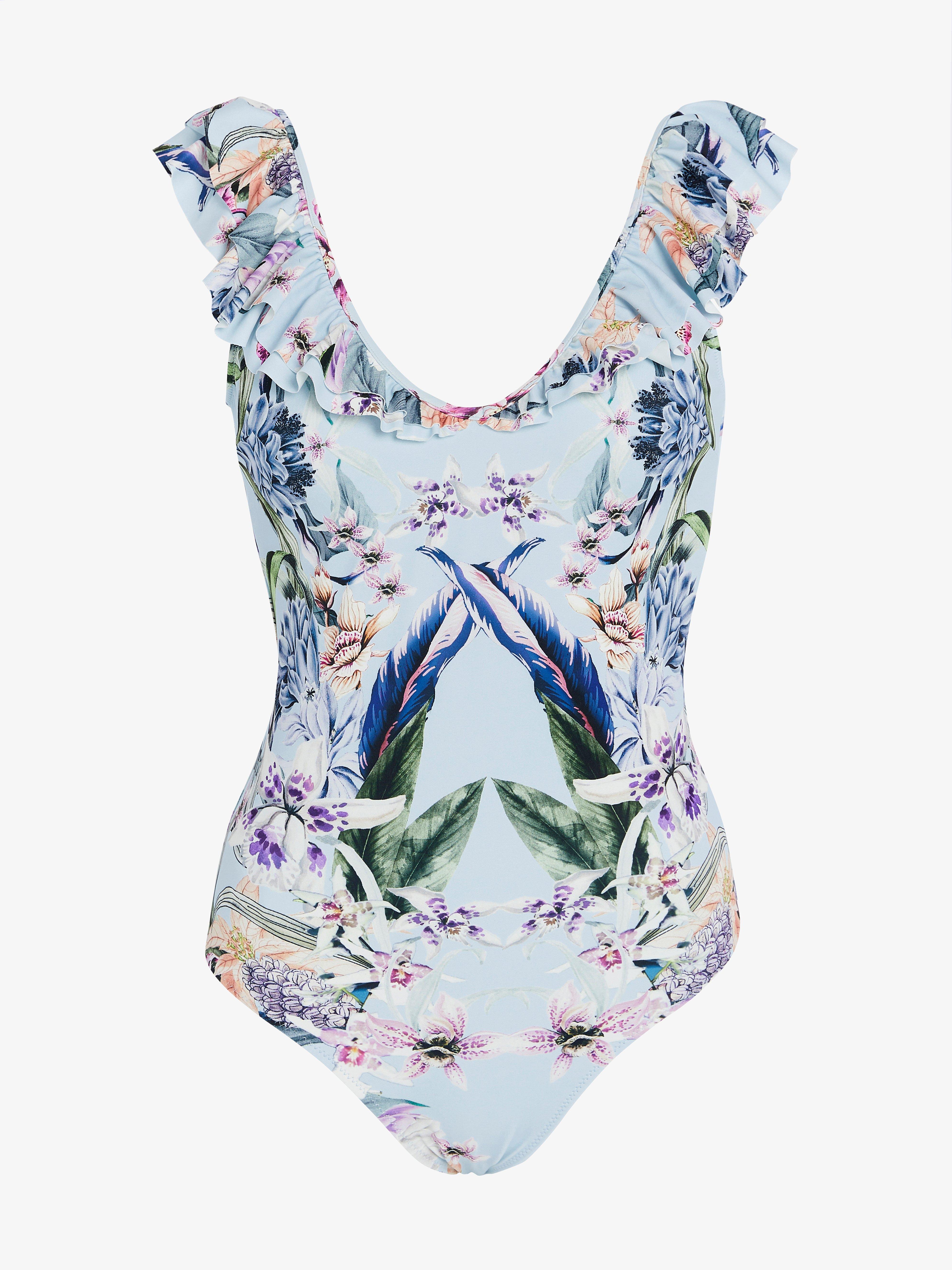 Swim Suit - Lingerie - Blue