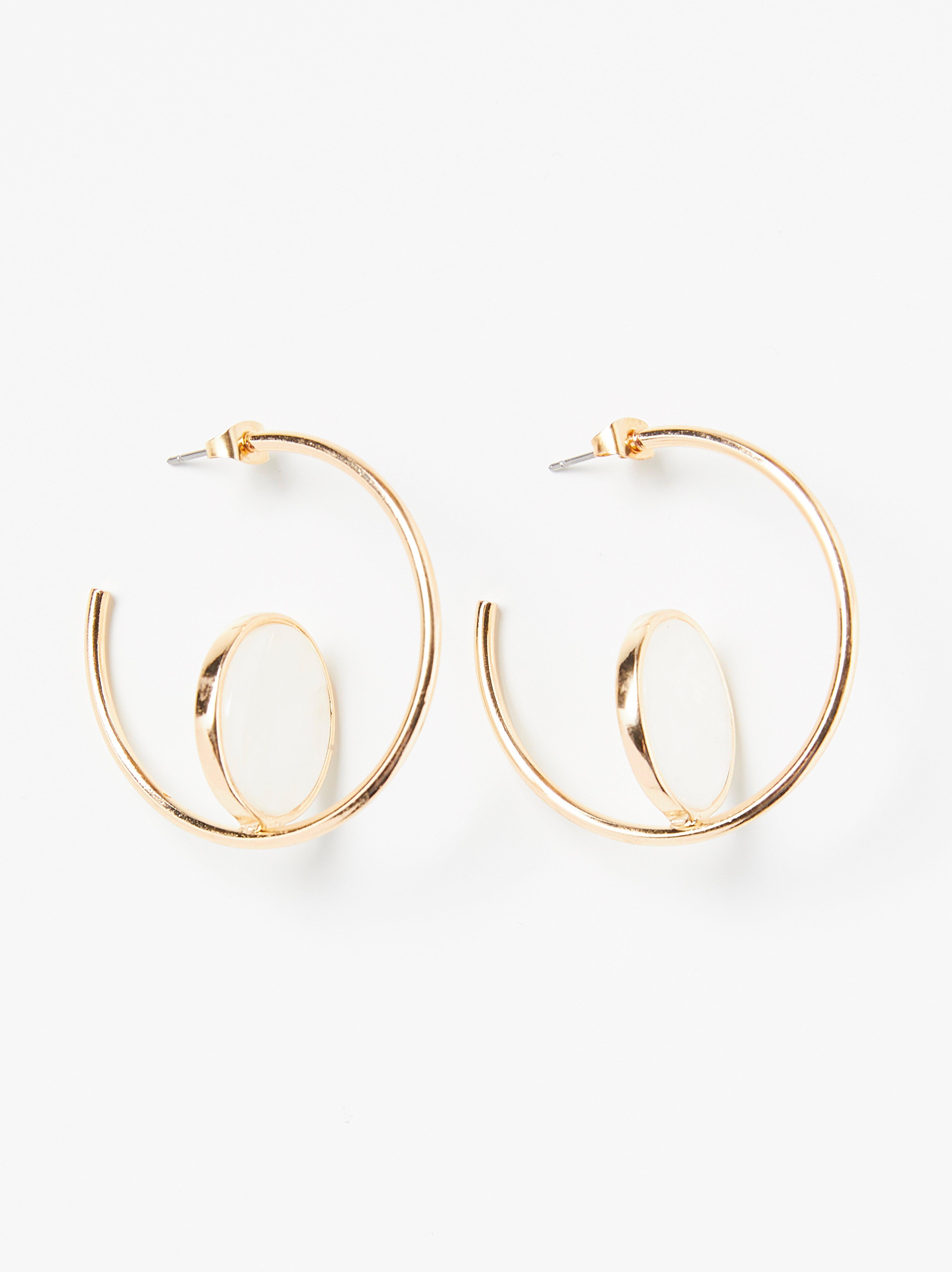 Earrings - Womens Wear - White