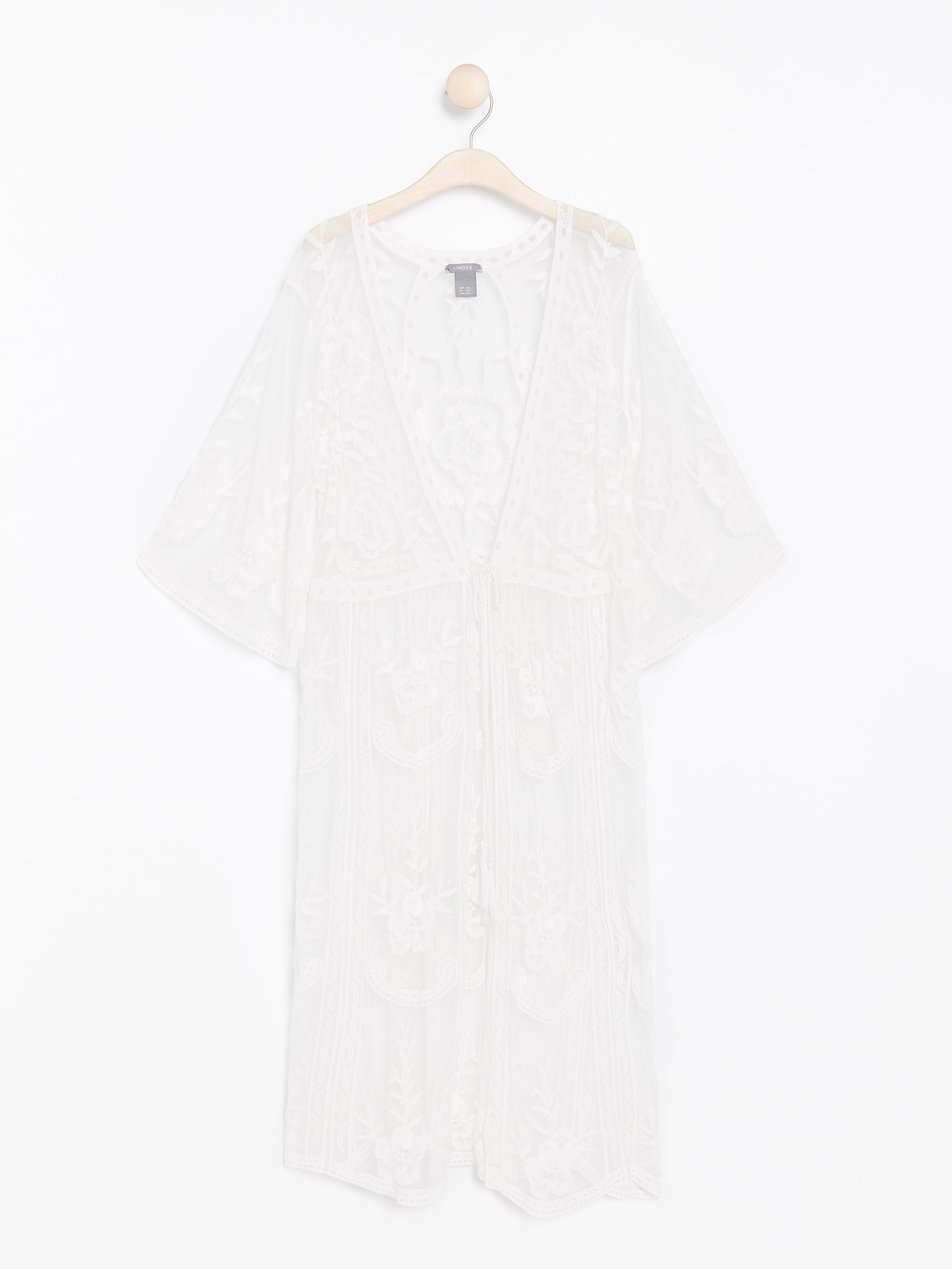 Kimono - Dame - Hvit