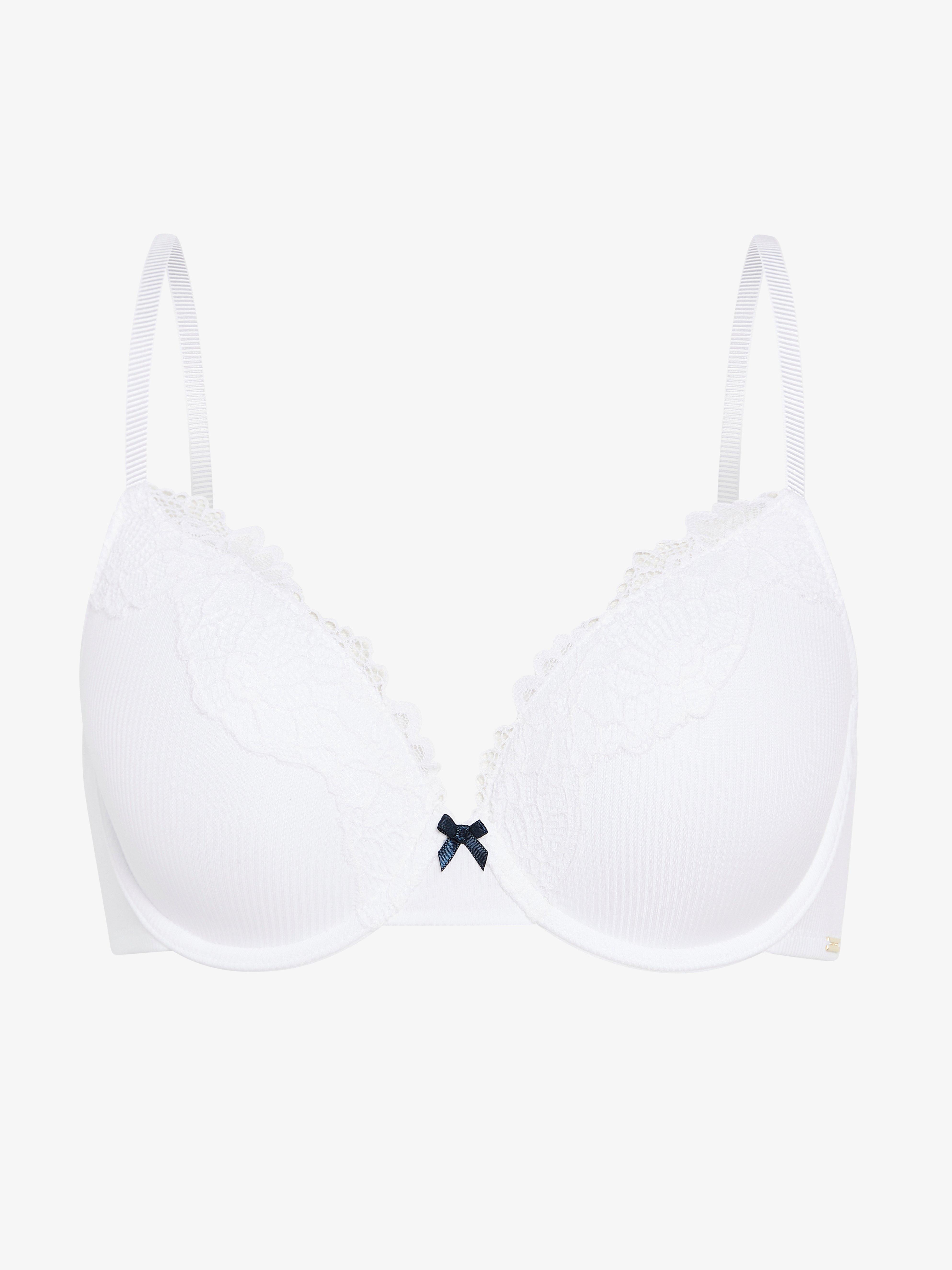 Lilja T-shirt Bra - Lingerie - White