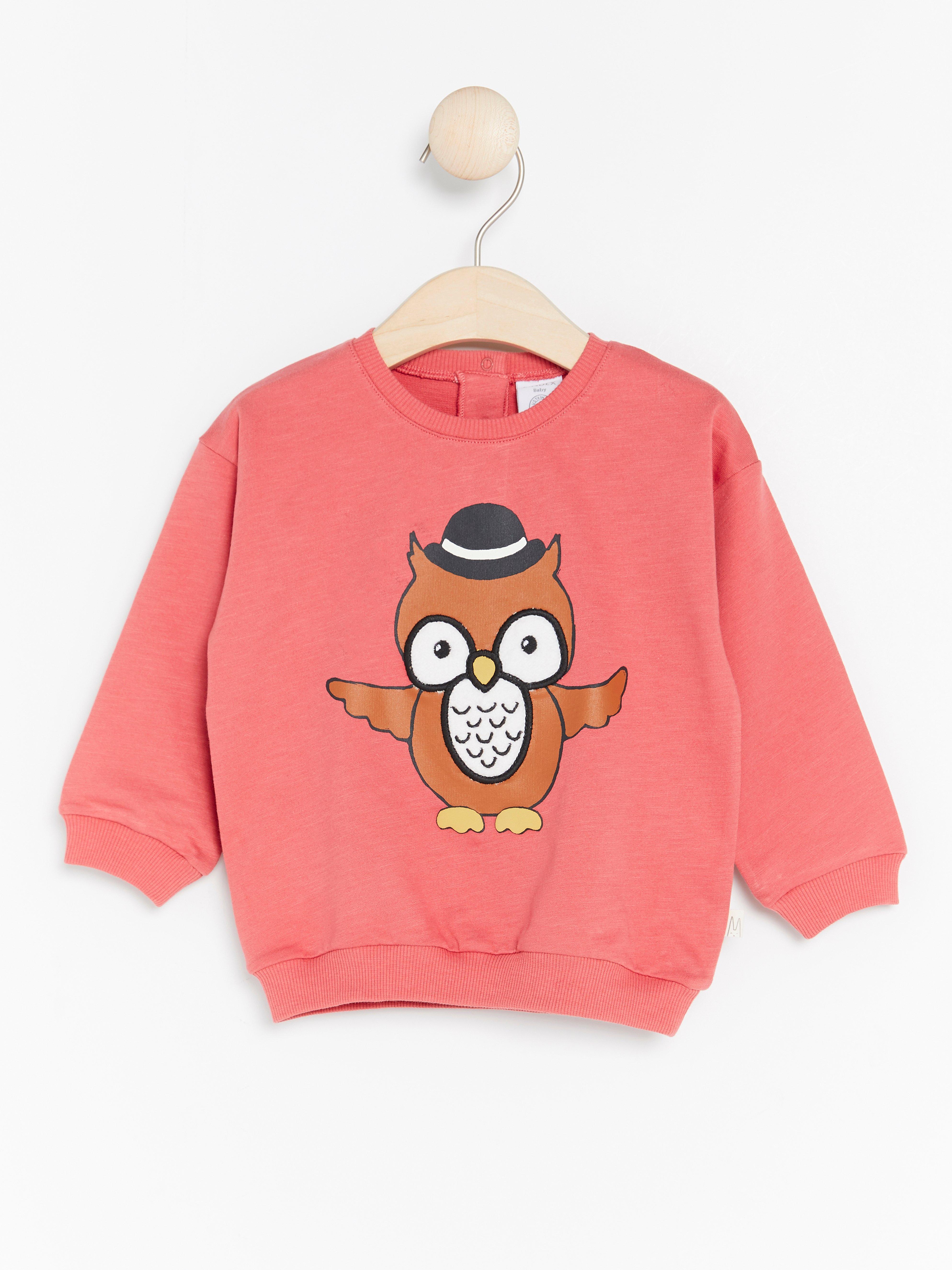 Sweatshirt - Barn - Korall