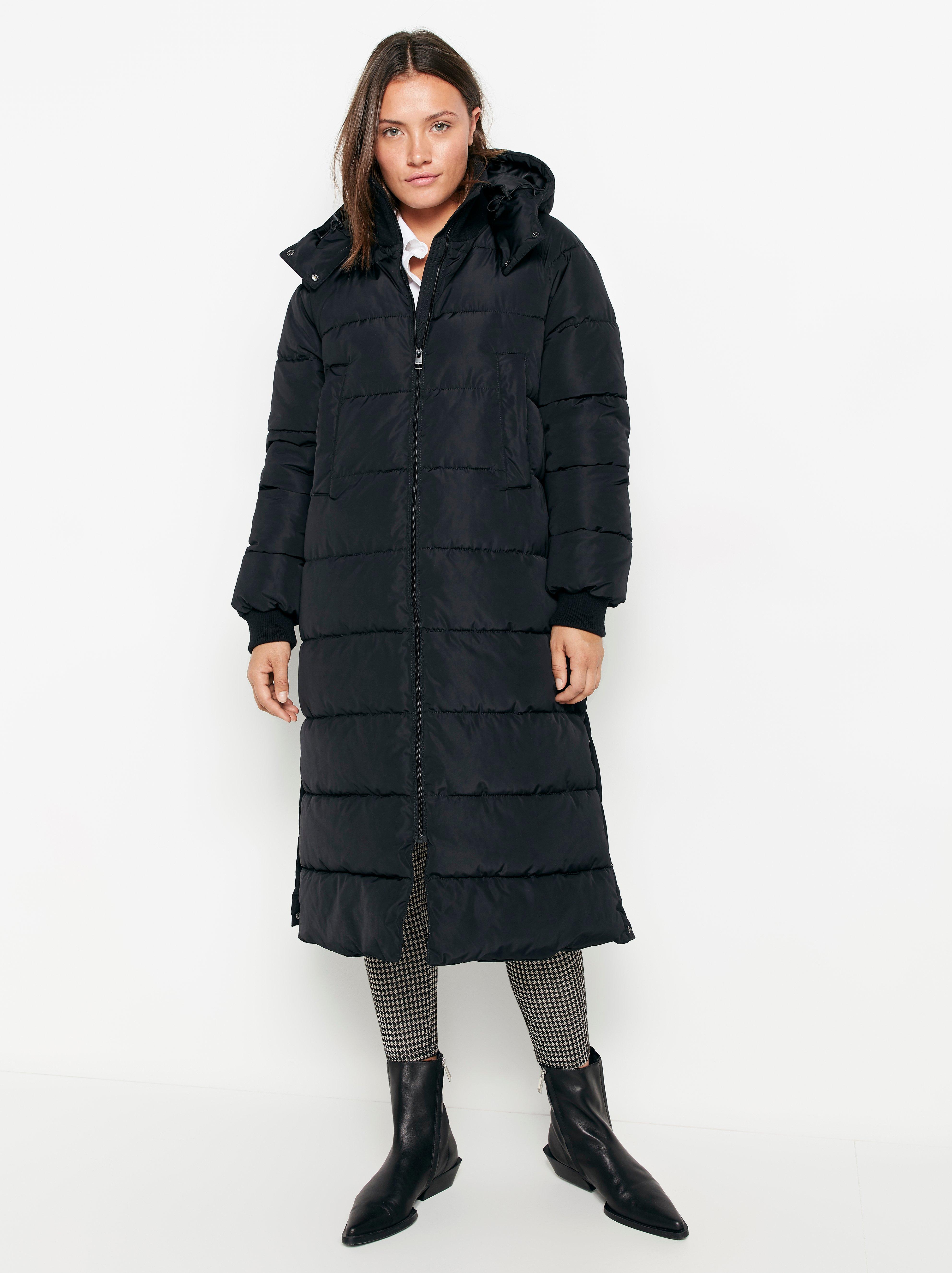 Black padded coat