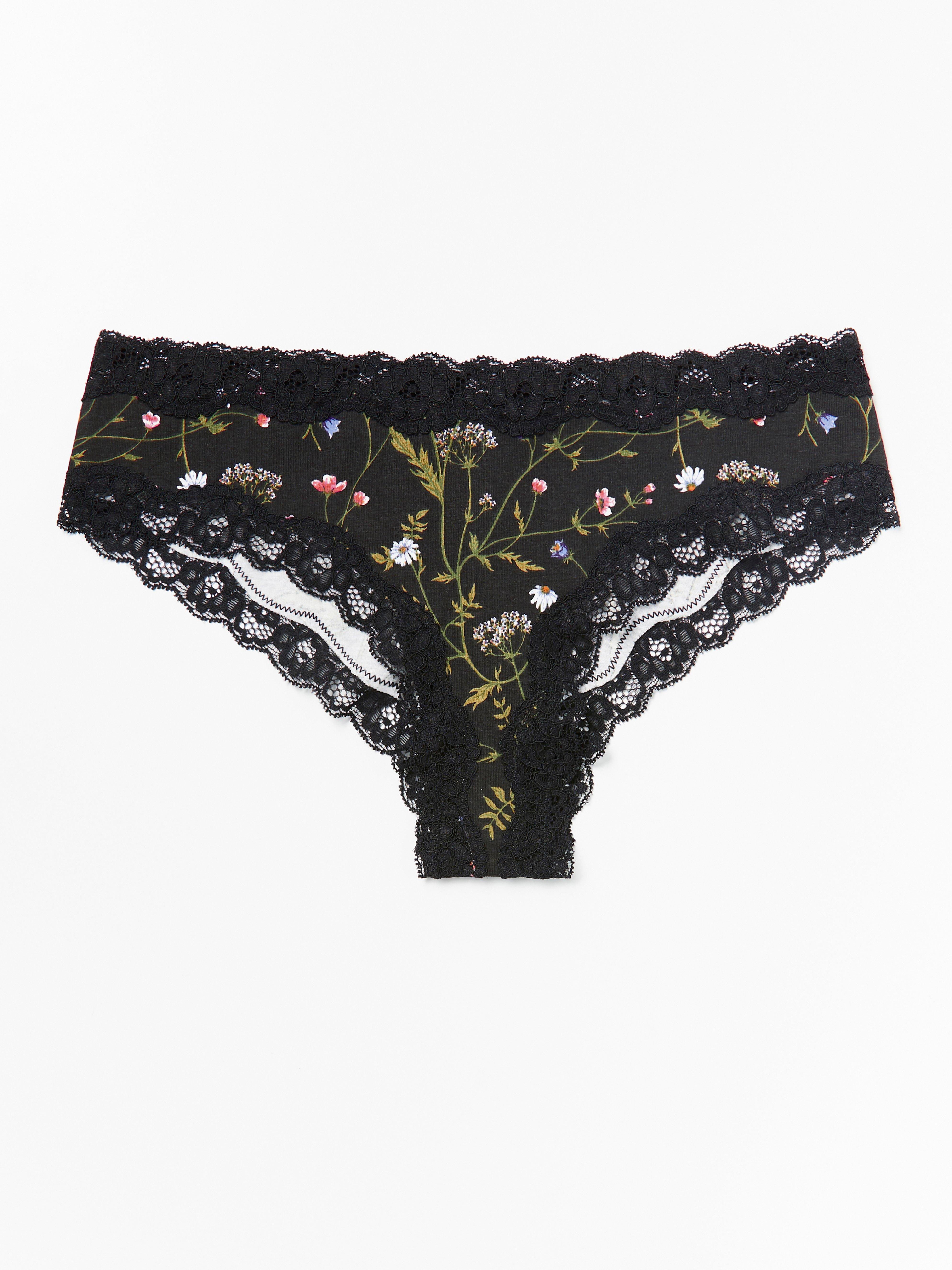 Brazilian Low - Lingerie - Black