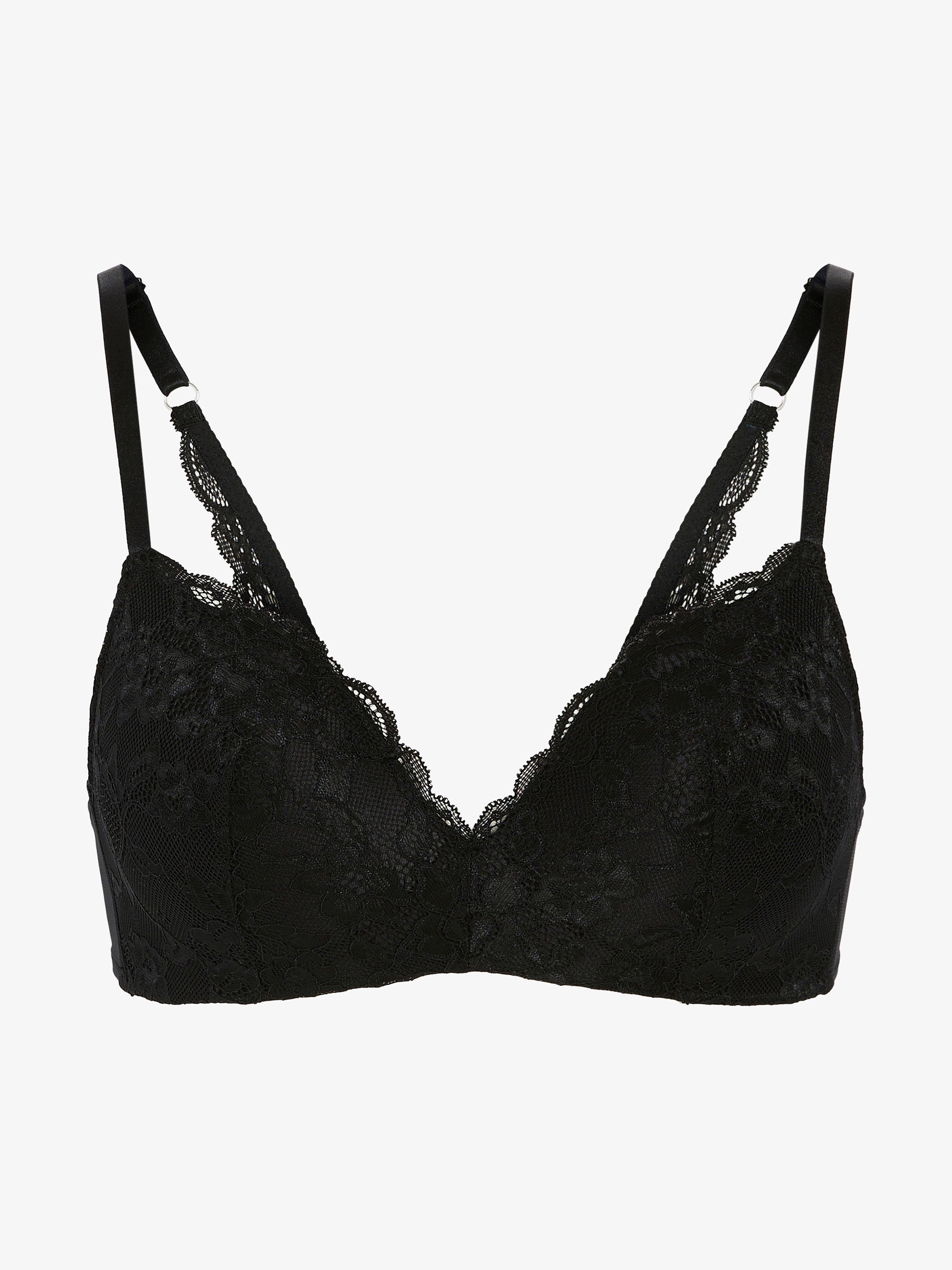 Flora Wirefree Bra - Lingerie - Black