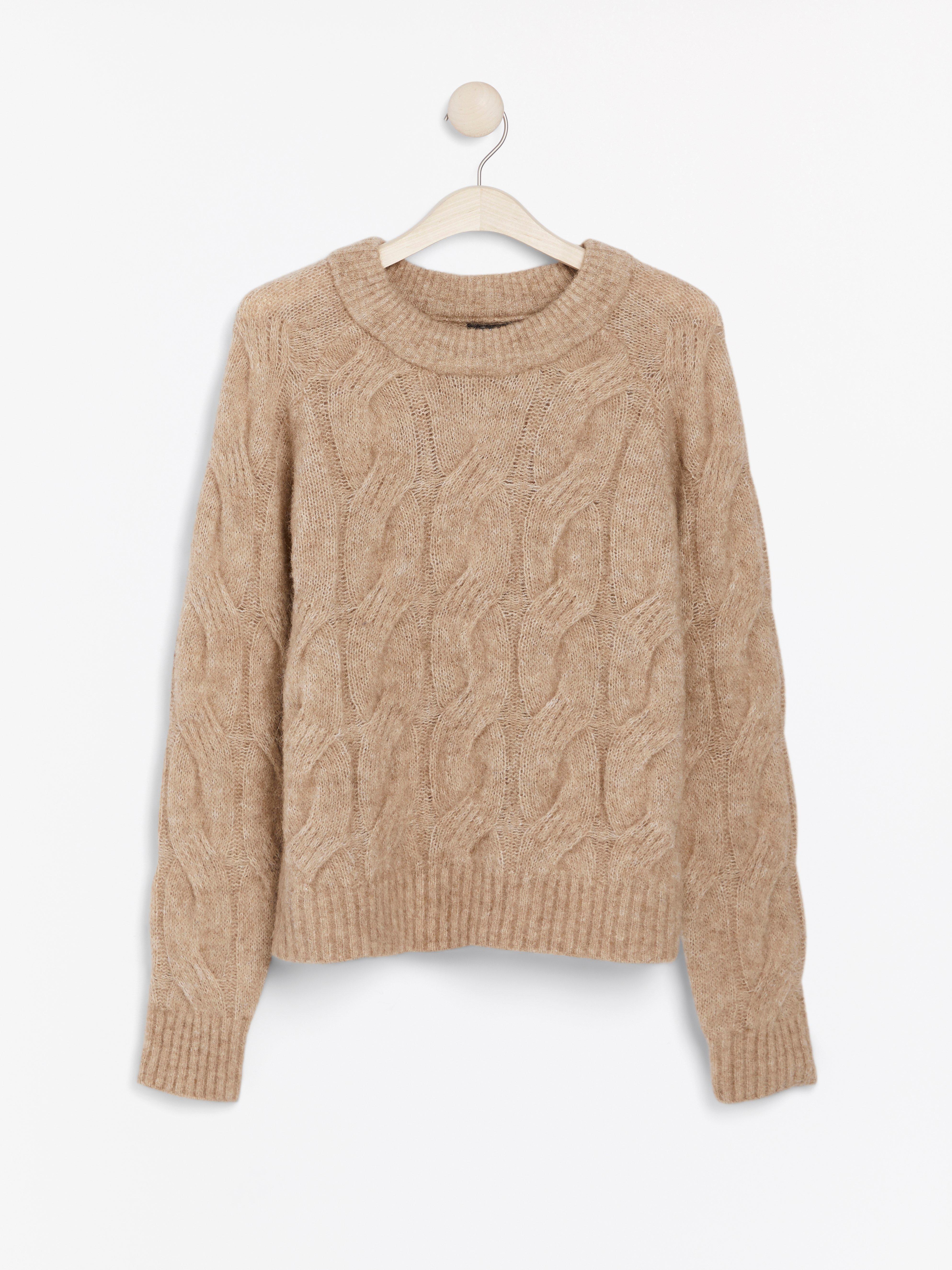 Tröja - Dam - Beige