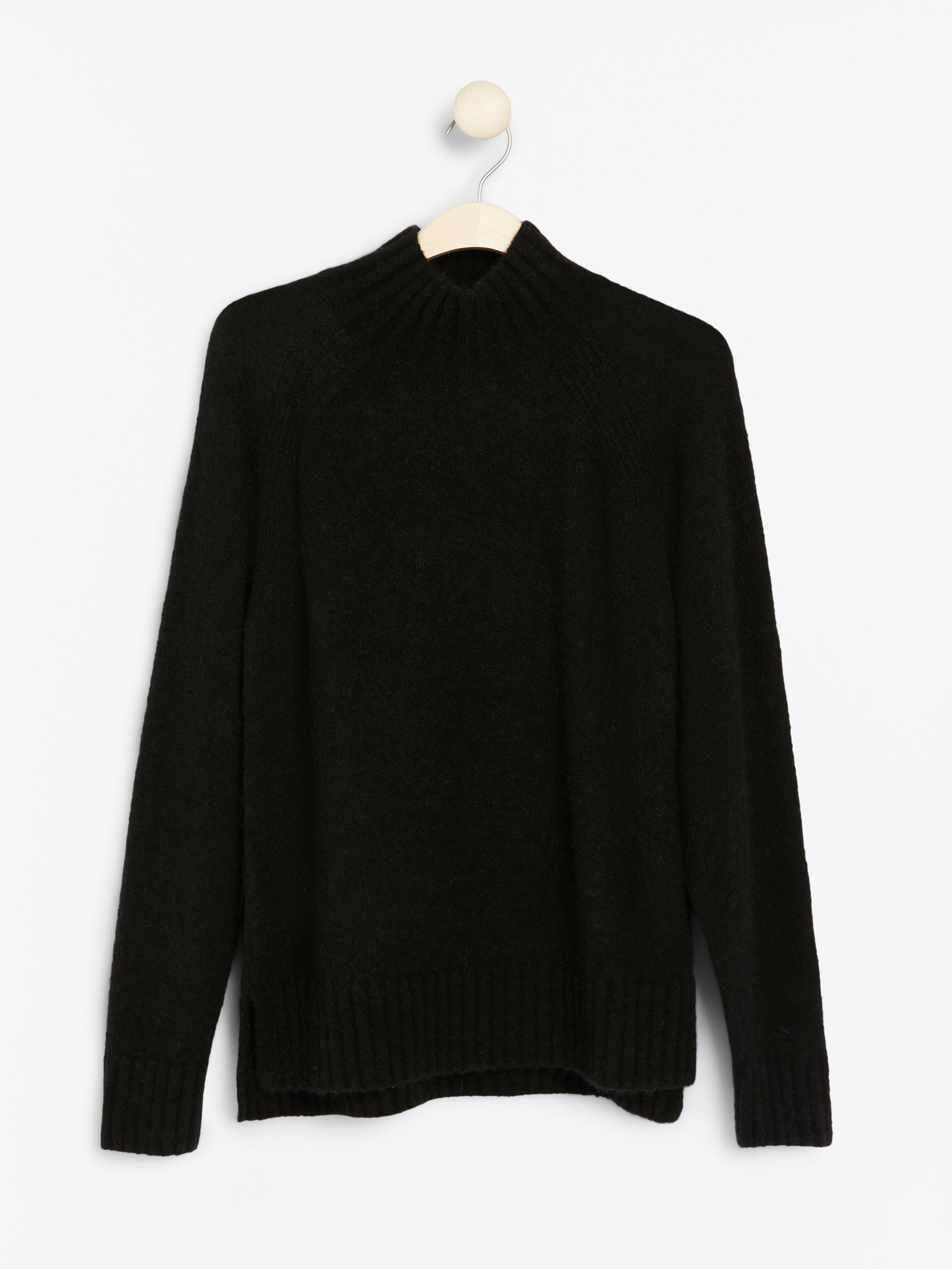 Turtle Neck Sweater - Womens Wear - Black