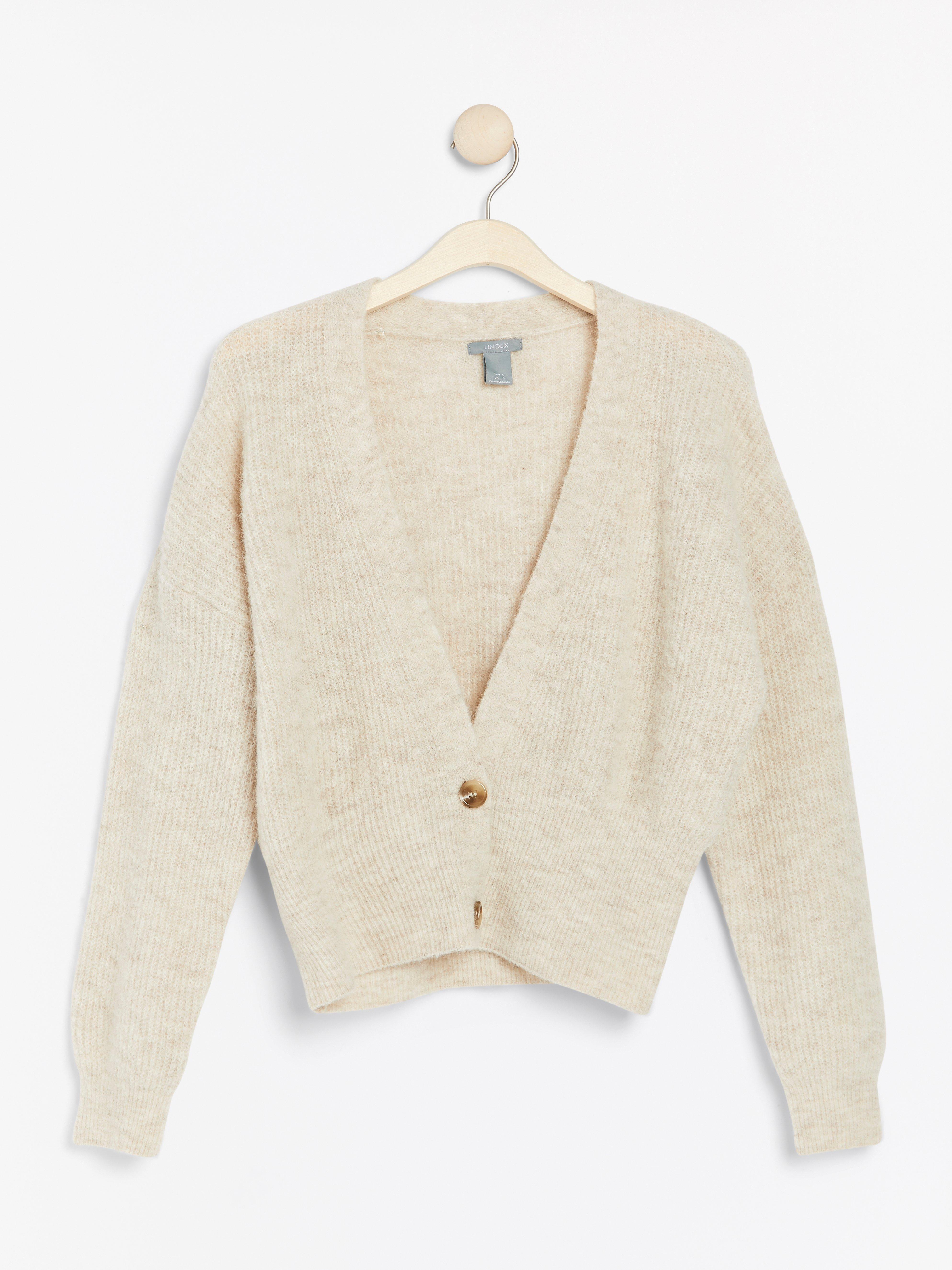 Cardigan - Dam - Beige