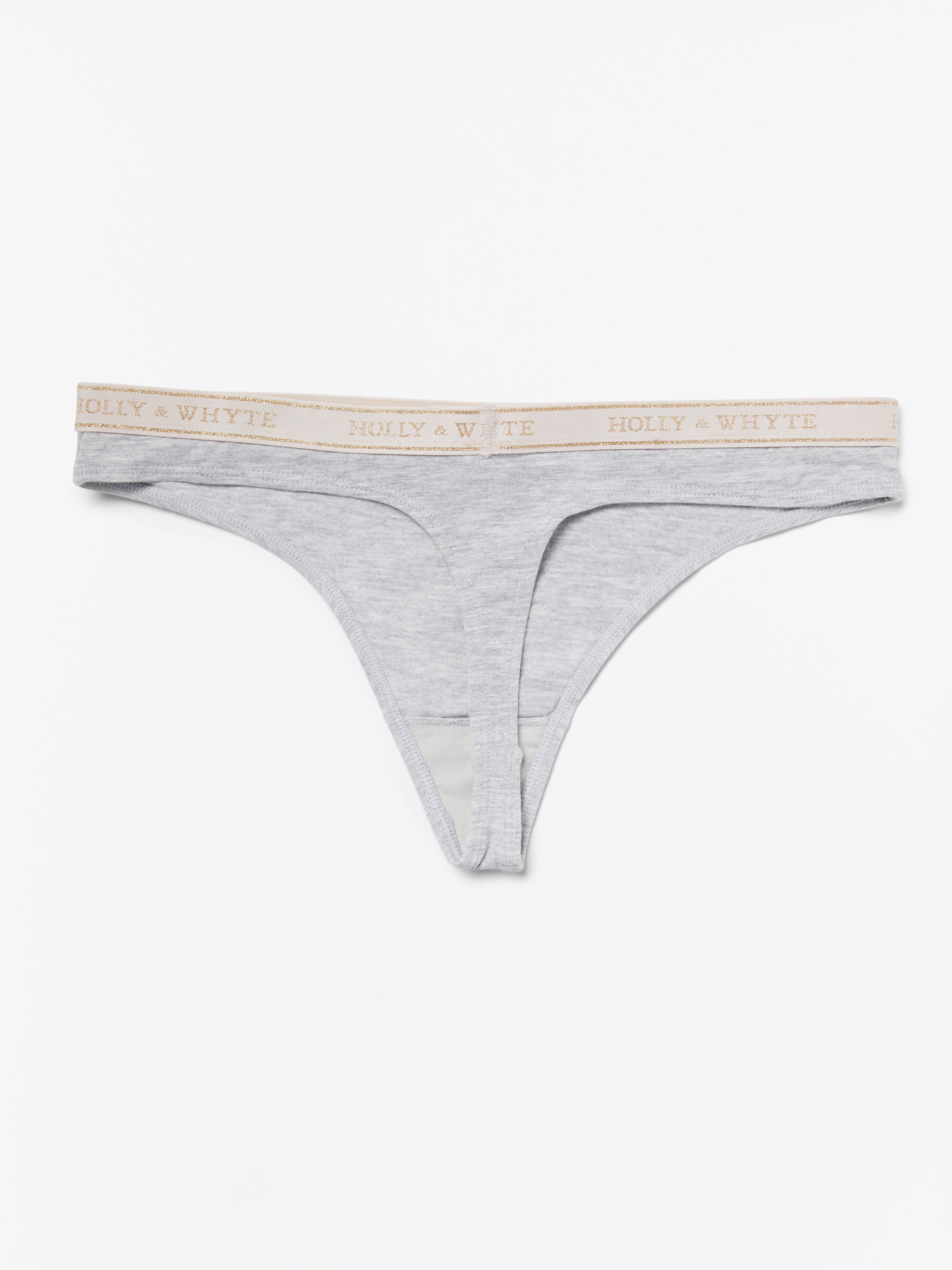 Thong Regular - Lingerie - Grey