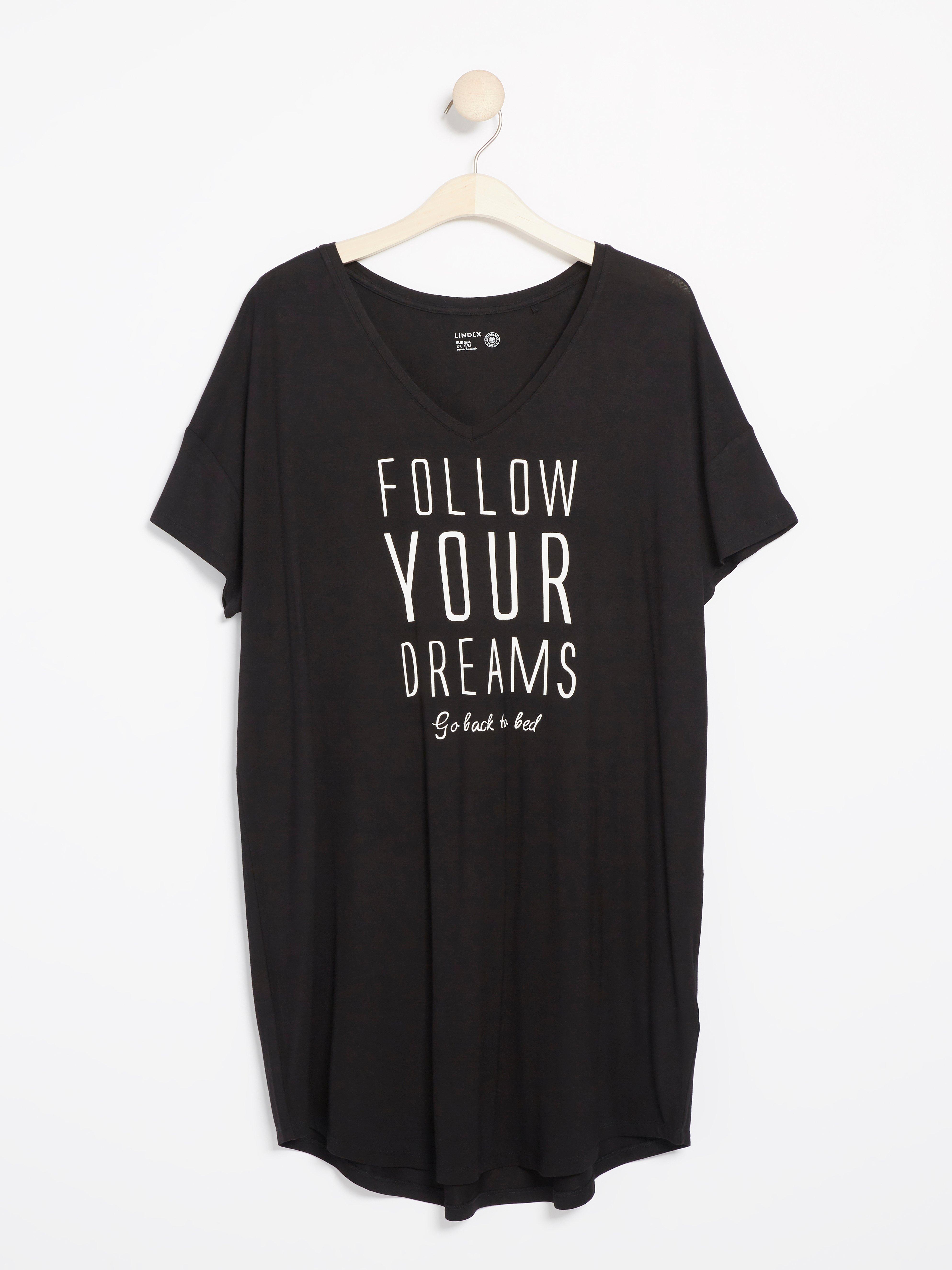 Night Dress - Lingerie - Black