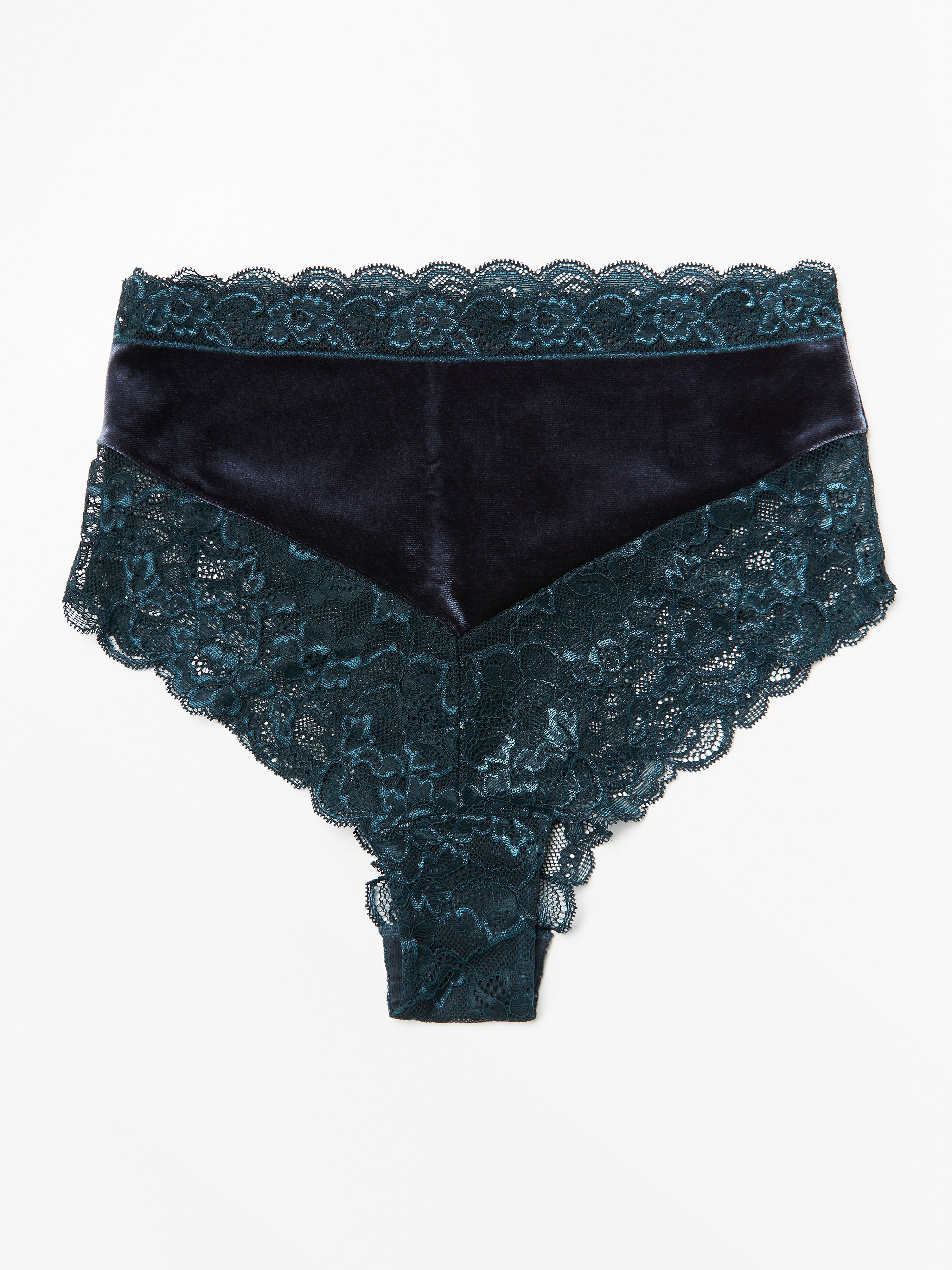 Brazilian High - Lingerie - Blue