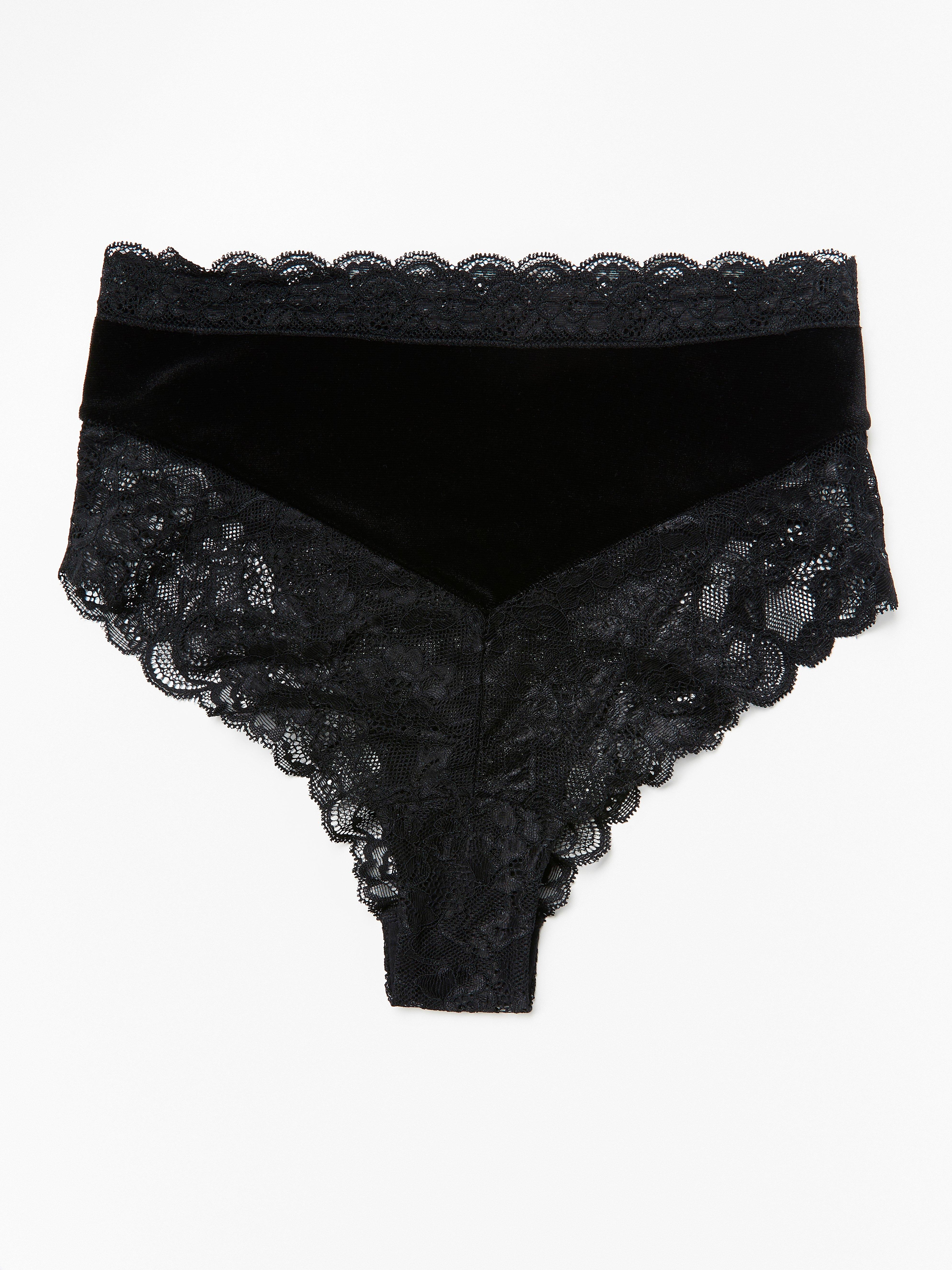 Brazilian High - Lingerie - Black