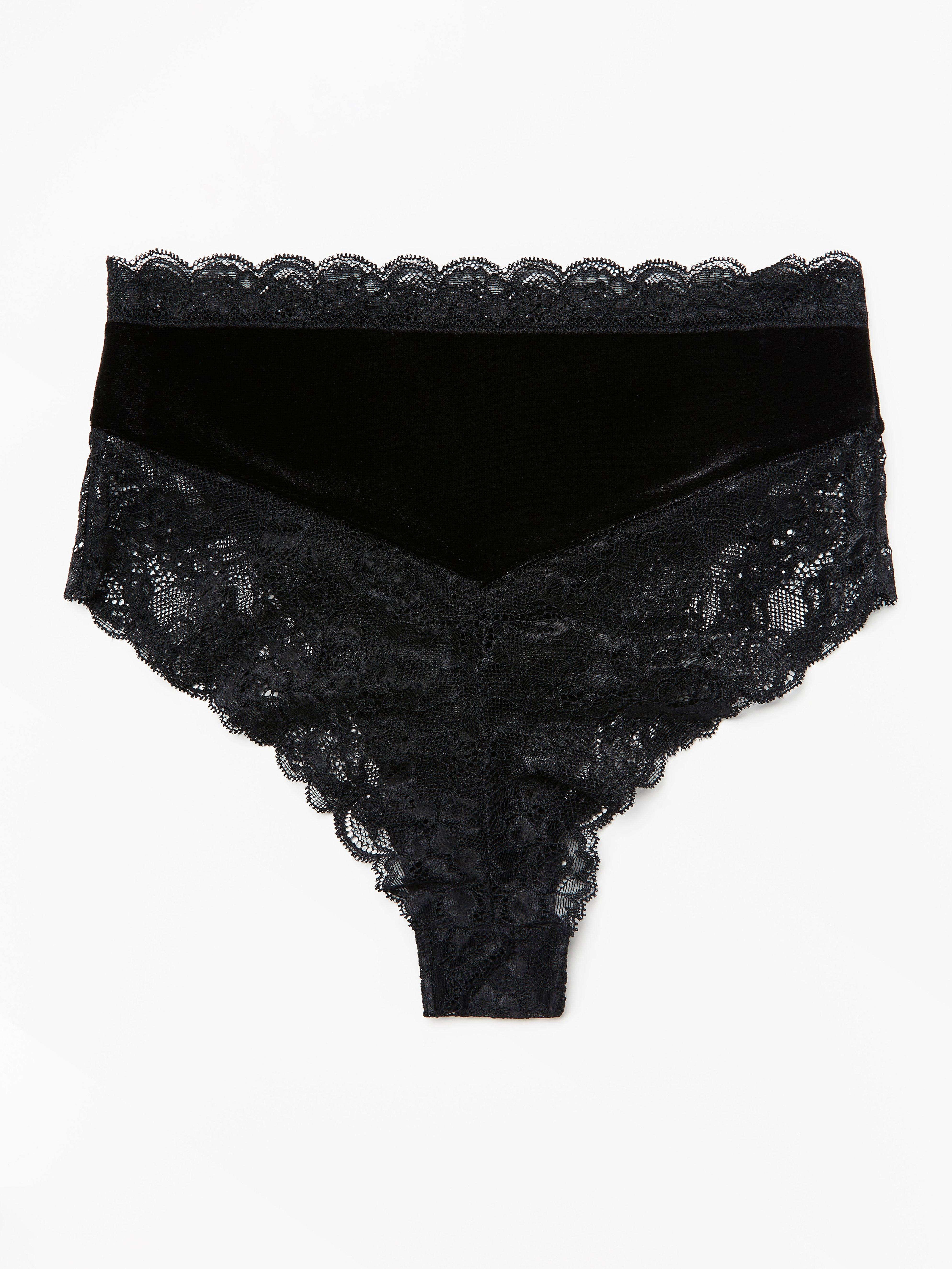 Brazilian High - Lingerie - Black