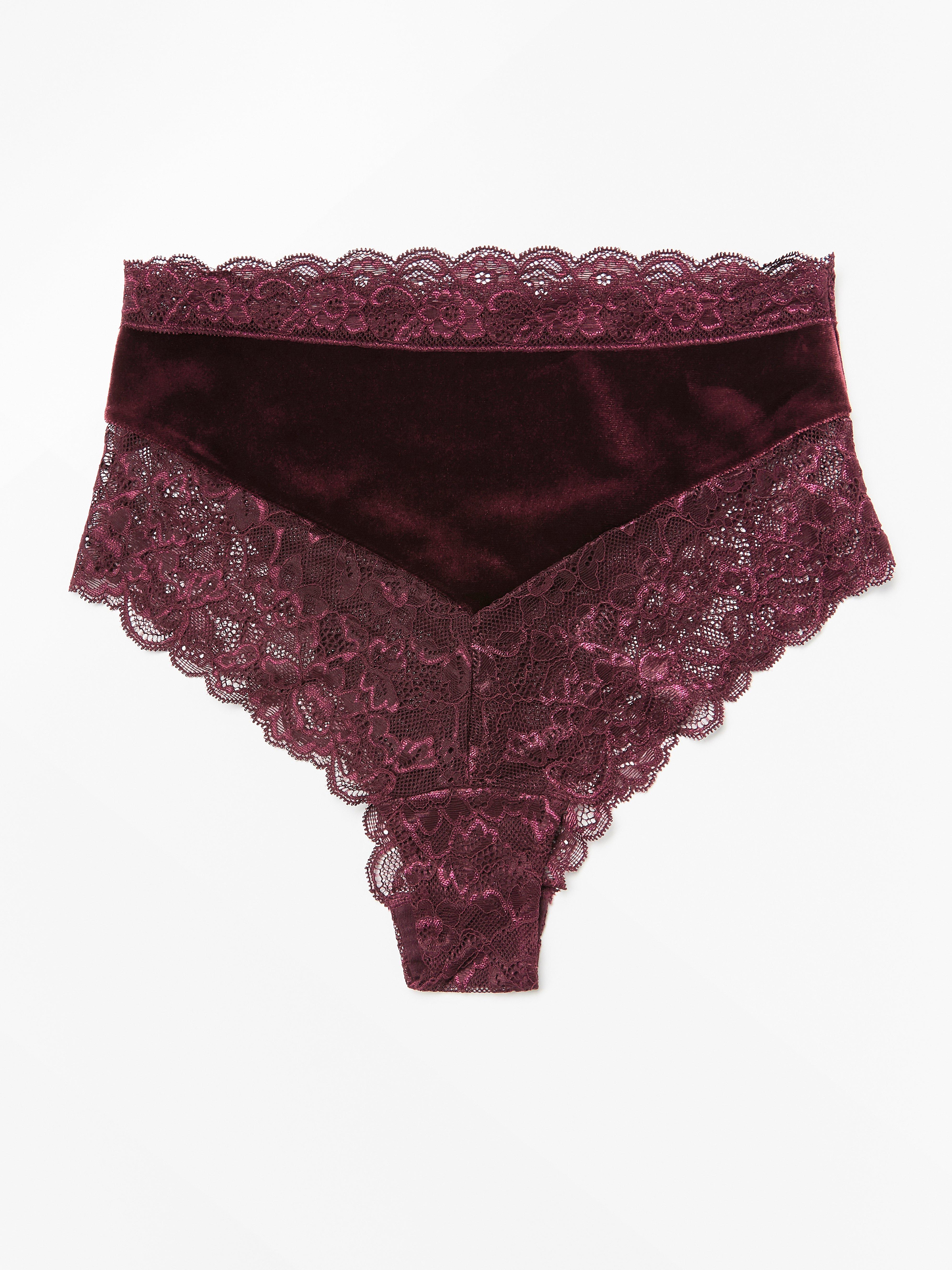 Brazilian High - Lingerie - Red