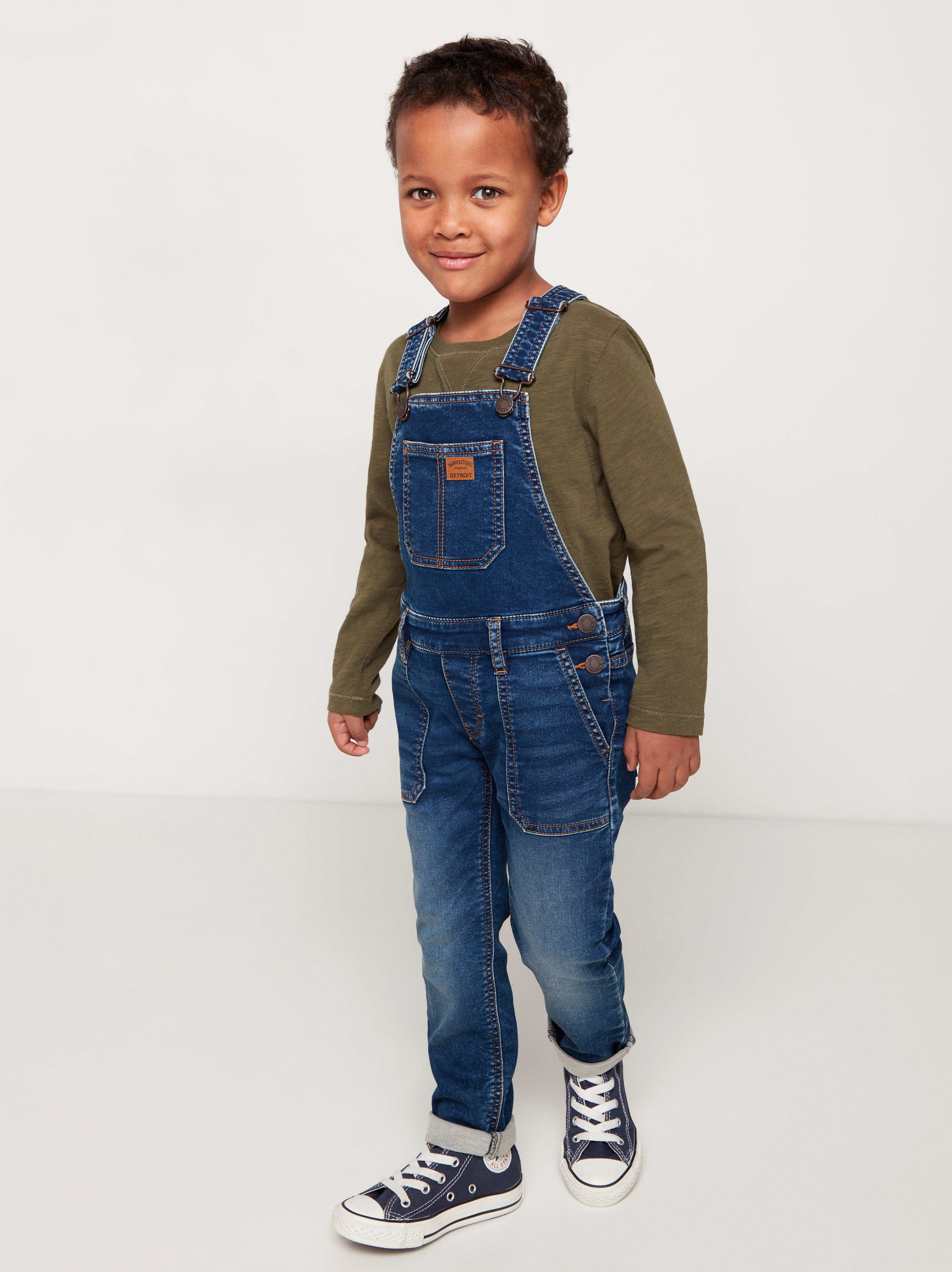 Denim dungarees uk best sale