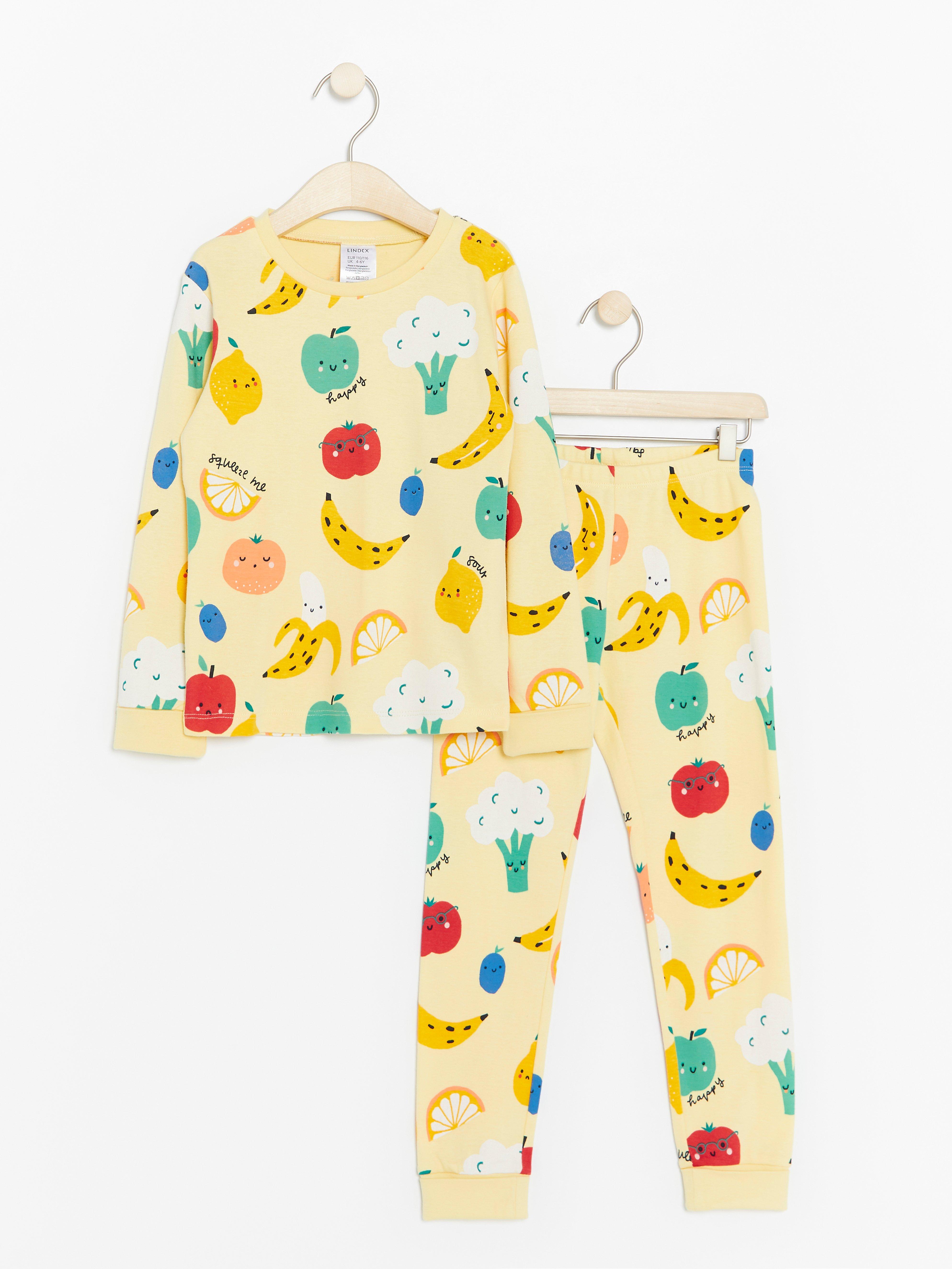 Pyjama - Lapset - Keltainen