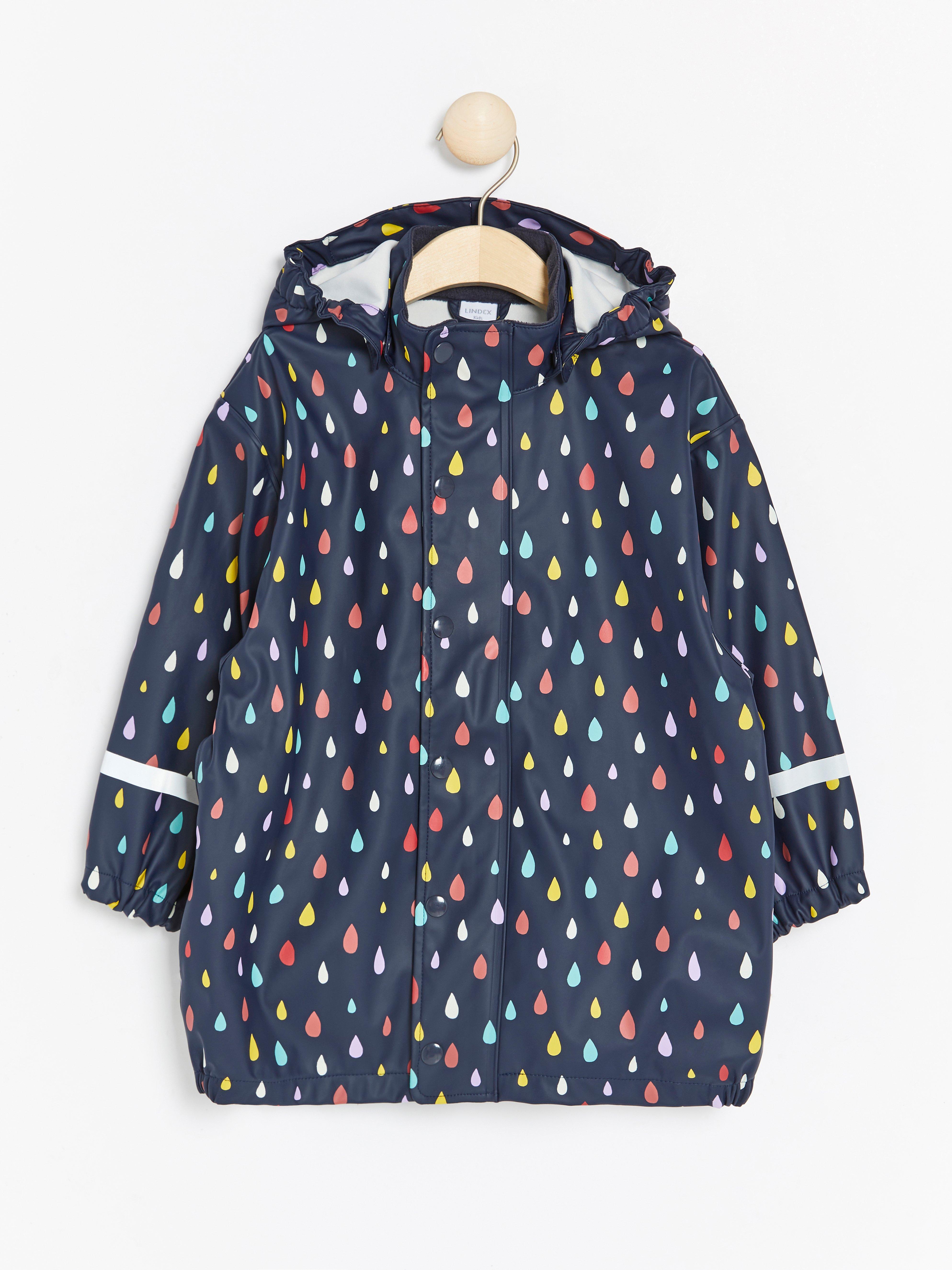 Regnjakke - Barn - Blå