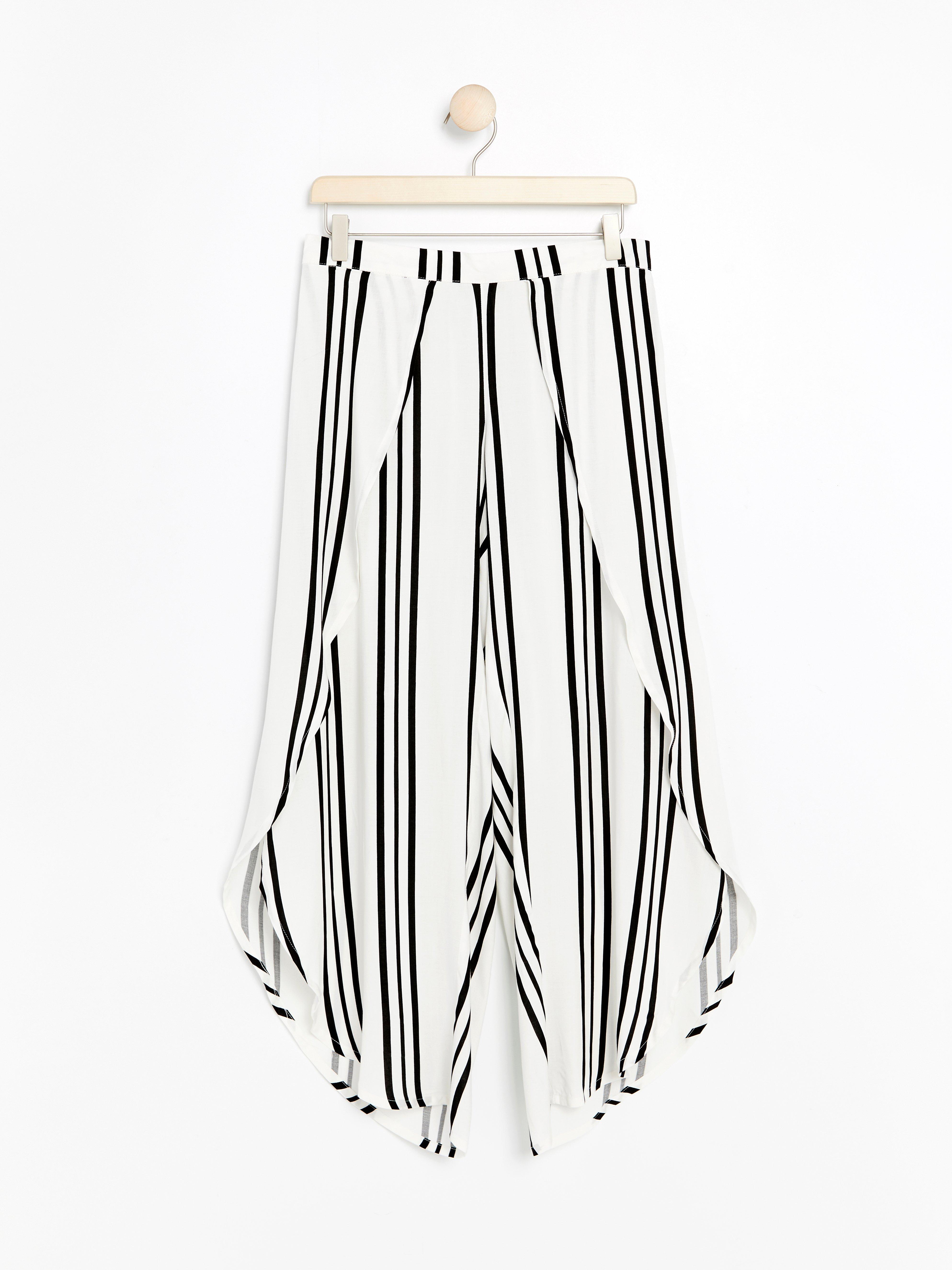 striped beach trousers